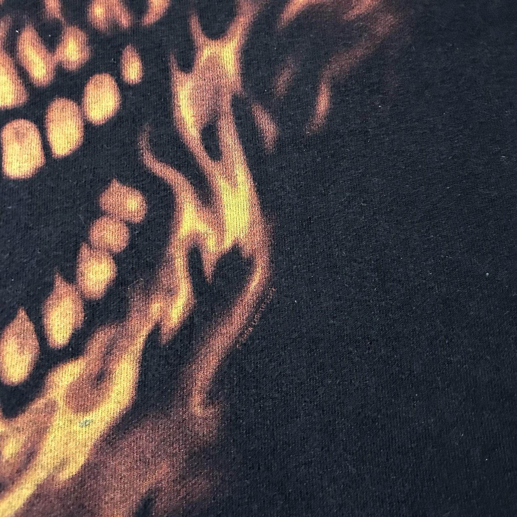 Liquid Blue Liquid Blue Flame Skull Grunge All Over Print Shirt L Mens Black Size US L / EU 52-54 / 3 - 3 Thumbnail