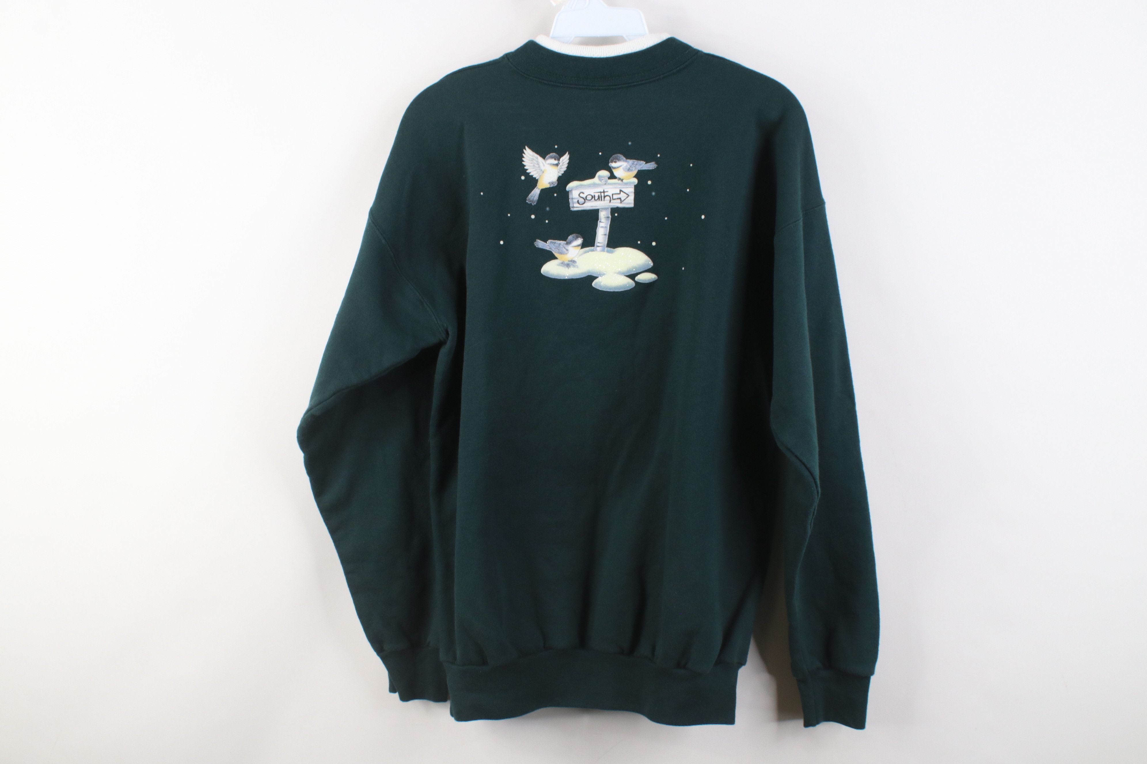 Vintage Vintage 90s Streetwear Snow Birds Layered Sweatshirt Size M / US 6-8 / IT 42-44 - 12 Thumbnail