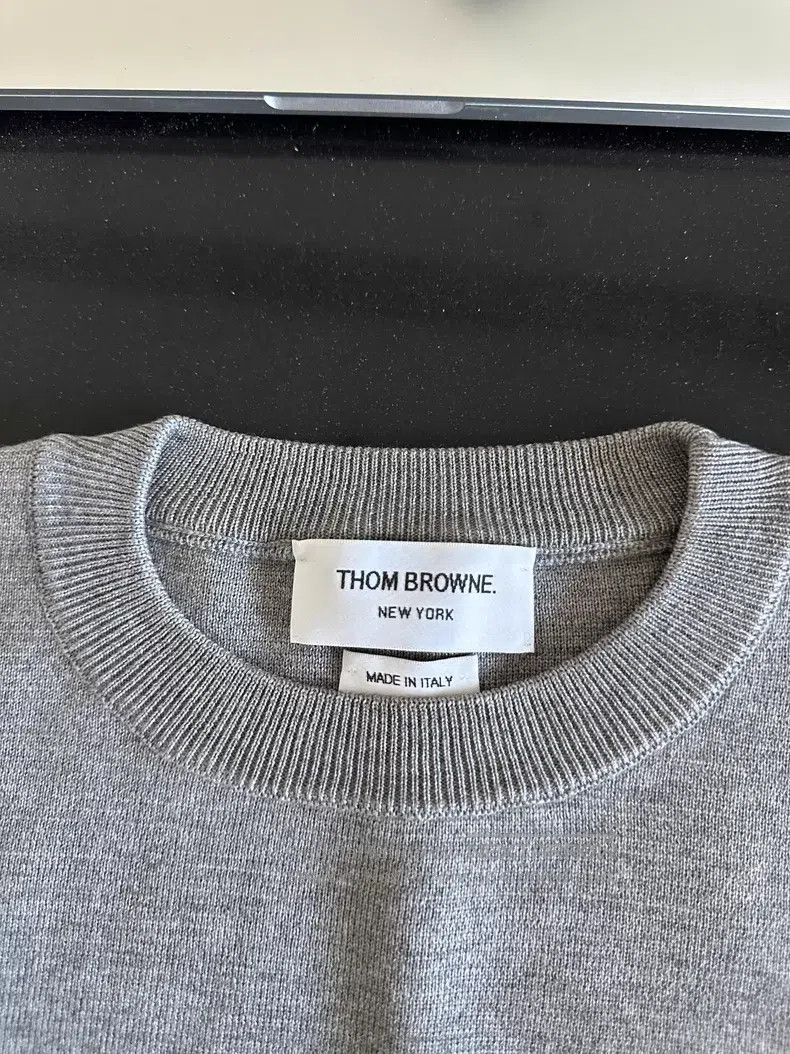 Thom Browne Thom Browne Gray sweater Size US S / EU 44-46 / 1 - 3 Thumbnail