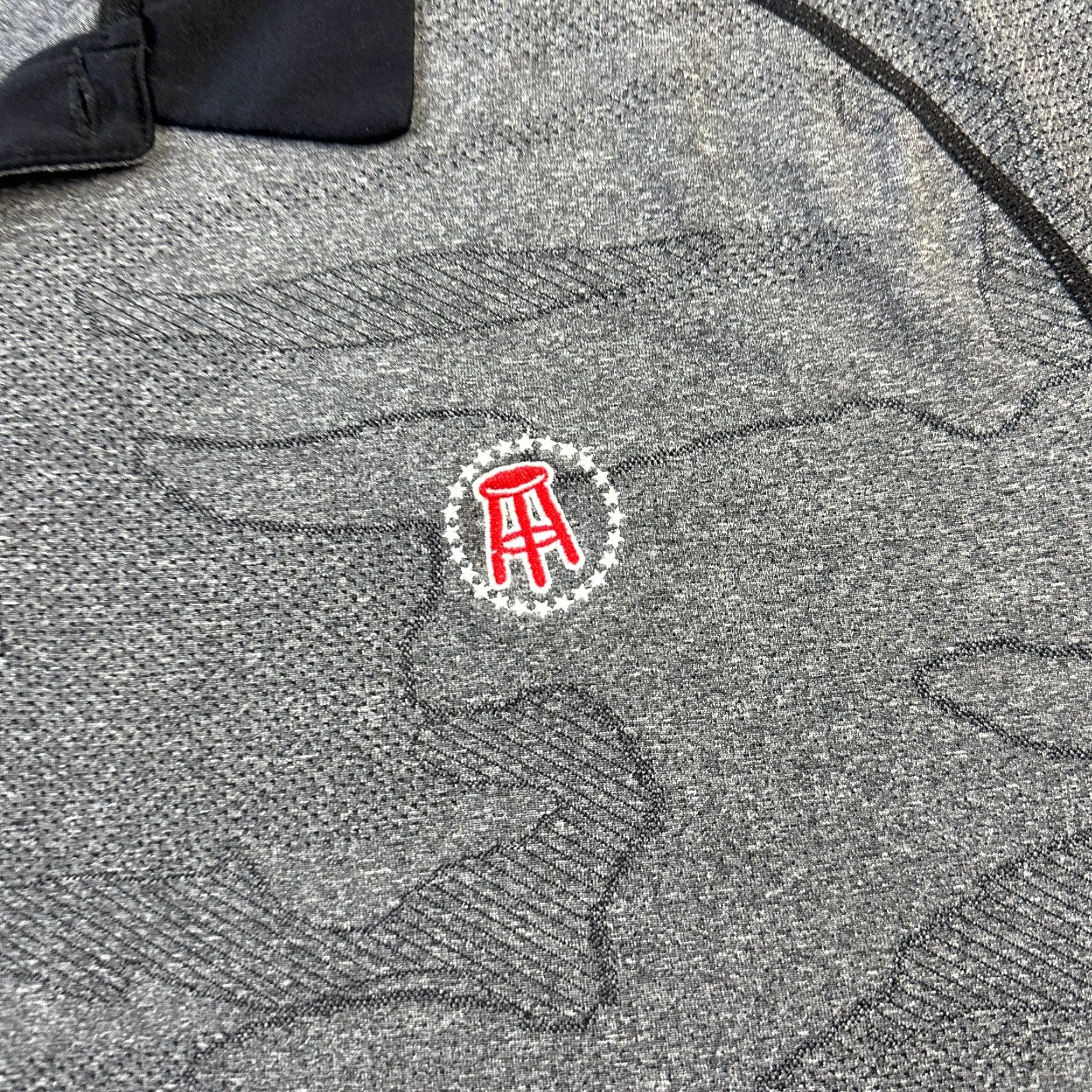 Vintage Barstool UNRL Polo Shirt Mens 2XL Gray Camouflage Short Sleeve Polo Shirt Casual Sports USA Size US XXL / EU 58 / 5 - 4 Thumbnail
