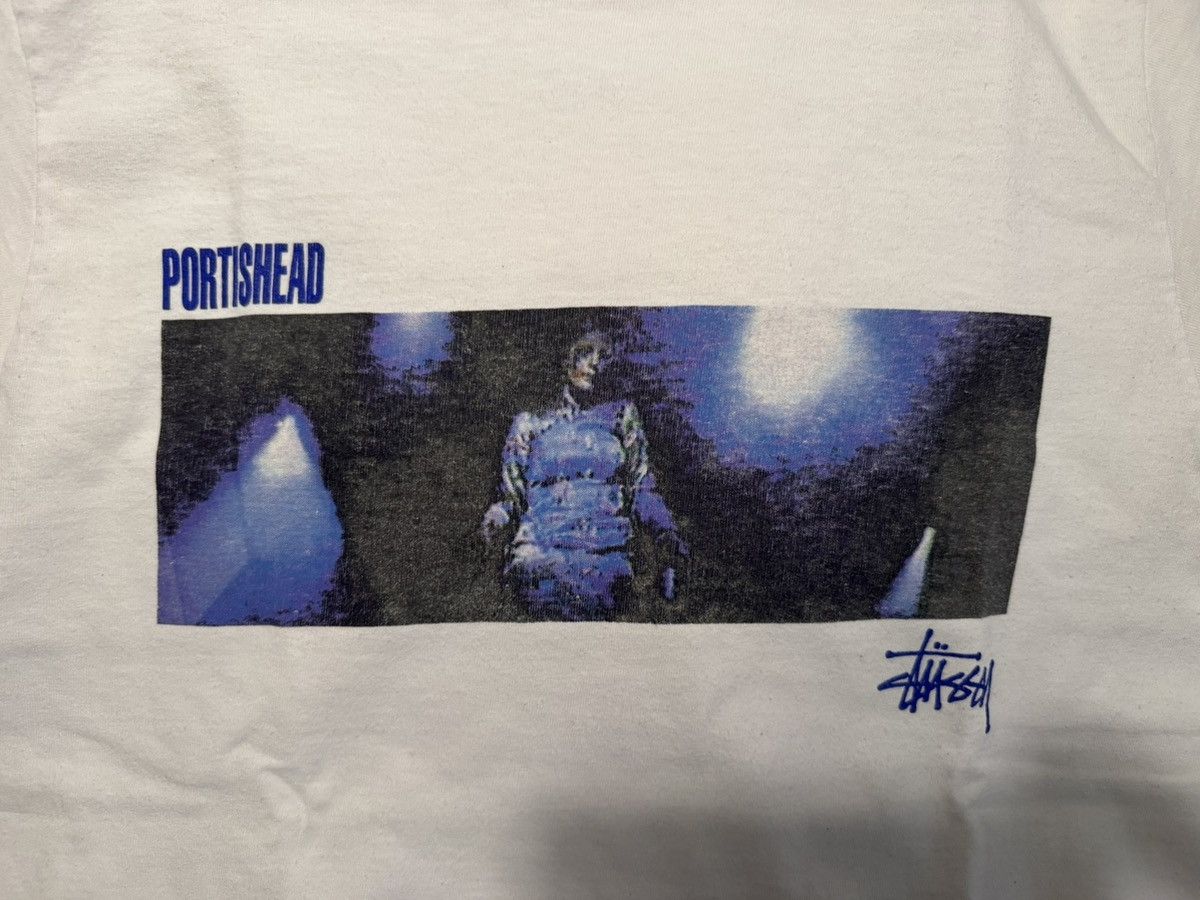 Stussy Portishead X Stussy - White t-shirt - Size small - USED Size US S / EU 44-46 / 1 - 3 Thumbnail