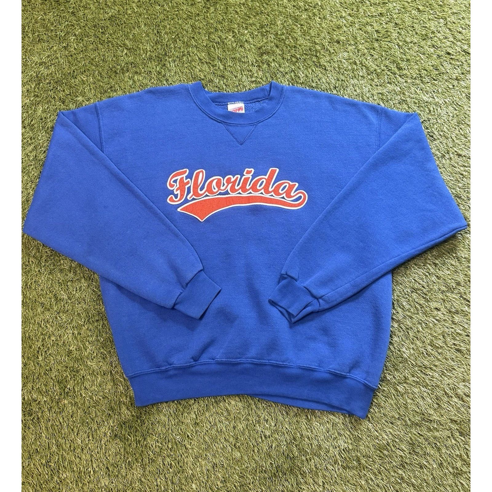 Soffe 90s Soffe Florida Gators Embroidered Crew Sweatshirt Men LG Size US L / EU 52-54 / 3 - 1 Thumbnail