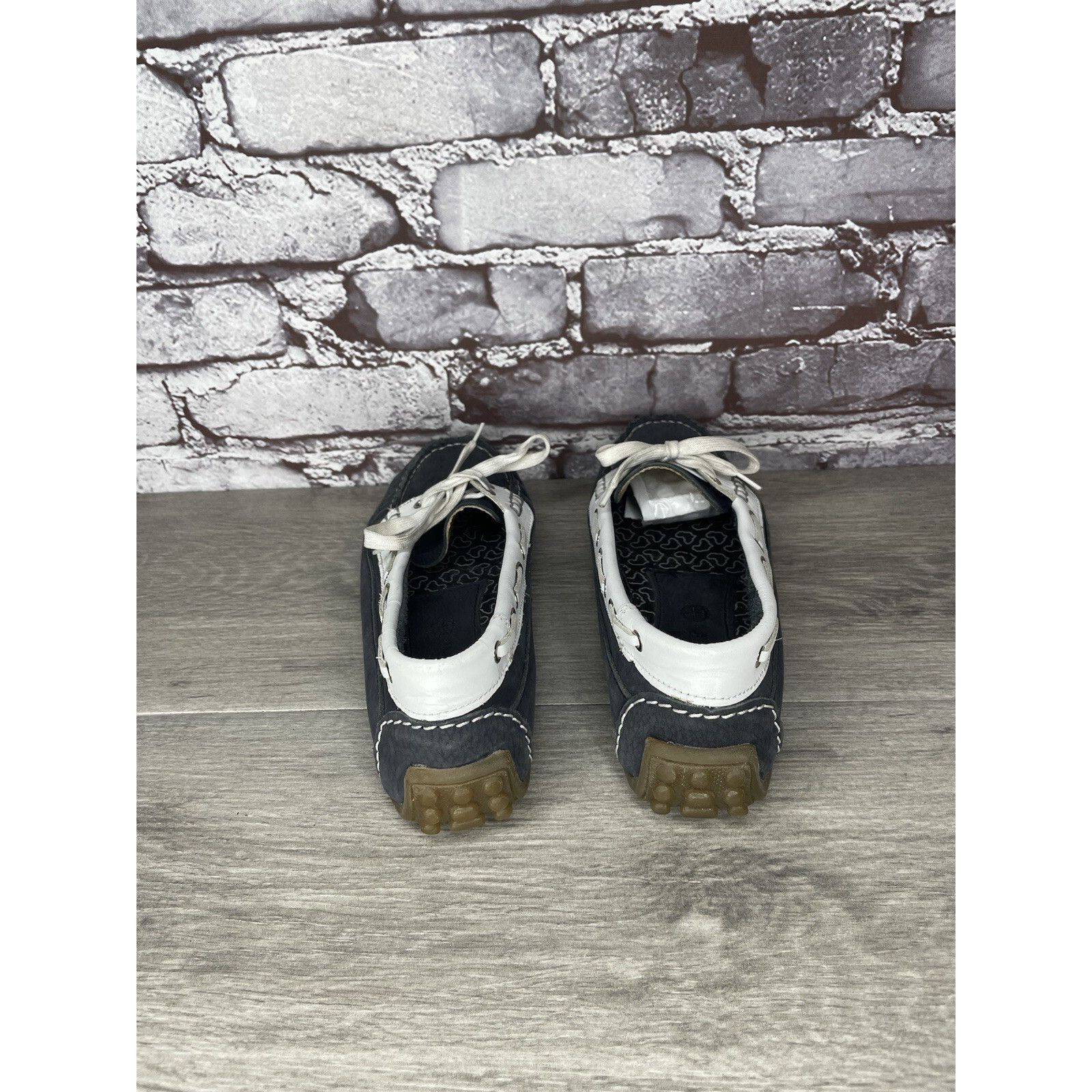 Other SOUL of AFRICA Nerina Juliet White Blue Leather Bow Ballet F Size US 7 / IT 37 - 5 Thumbnail