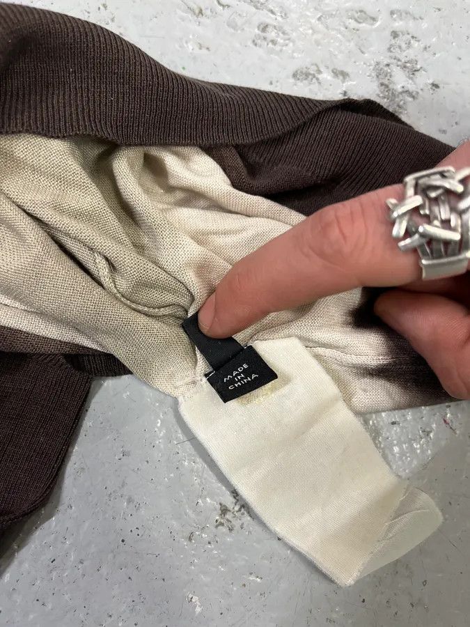 Dolce & Gabbana 2000s Dolce & Gabbana Beige & Brown Gradient Light Sweater Size US S / EU 44-46 / 1 - 10 Thumbnail