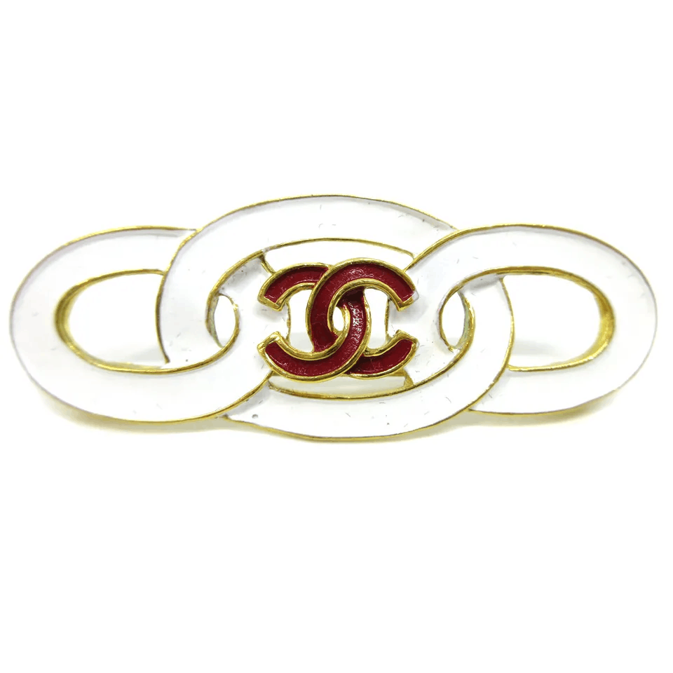 Chanel CHANEL CC Logos Brooch Pin Corsage Gold-Tone Size ONE SIZE - 1 Thumbnail