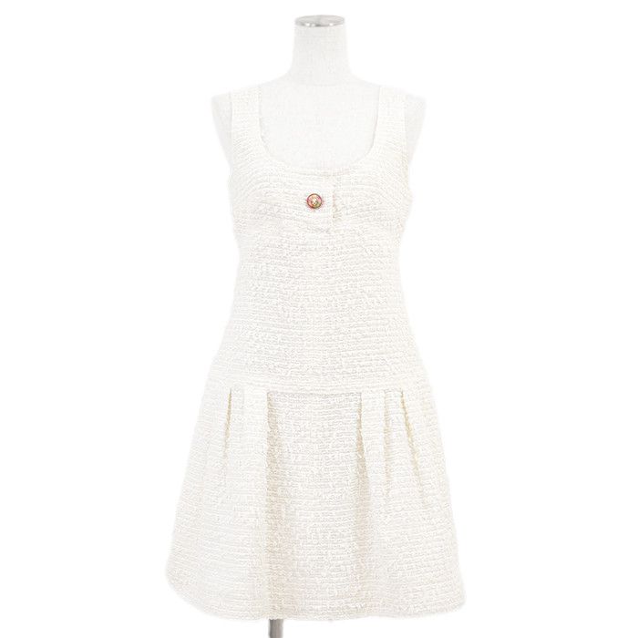 Chanel Chanel Chanel Coco Cuba Tweed Dress Textile Dresses P56051 DUTY FREE for USA Size ONE SIZE - 1 Thumbnail