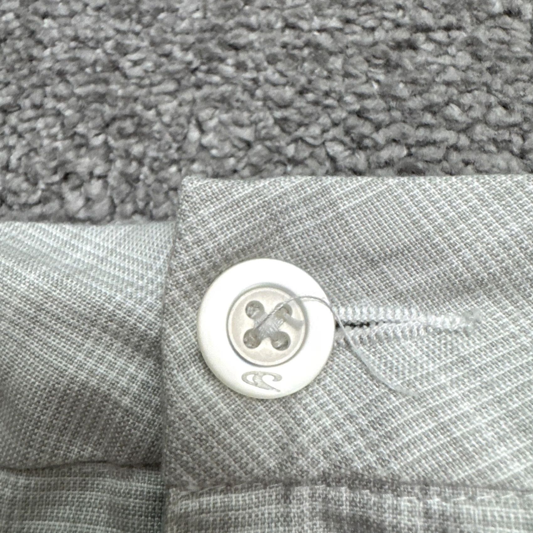 O'Neill O'neill Hybrid Chino Shorts Mens 31 Gray White Plaid Delta Relaxed Fit Preppy Size US 31 - 3 Thumbnail
