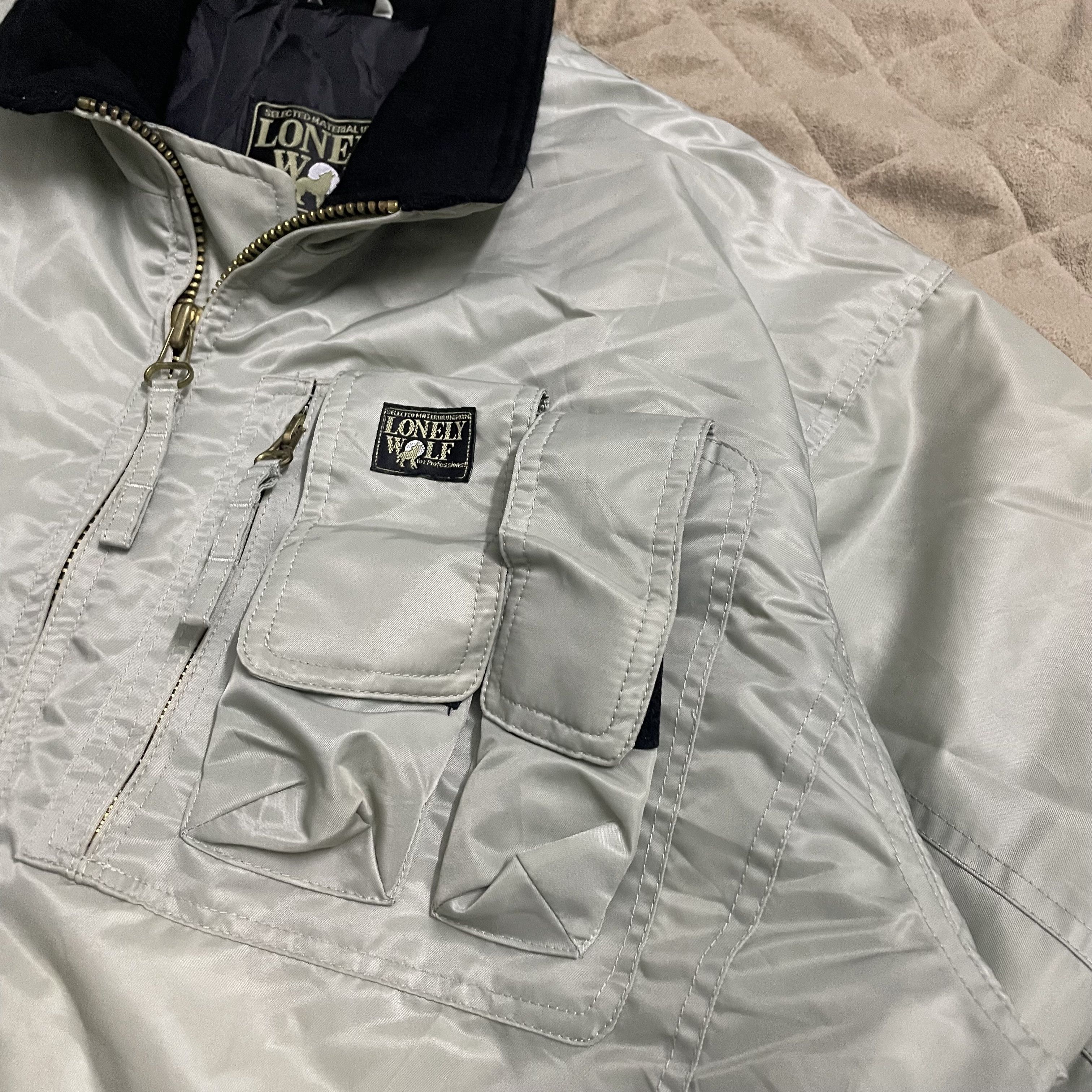 Kansai Yamamoto Lonely Wolf Flight bomber jacket Size US L / EU 52-54 / 3 - 3 Thumbnail