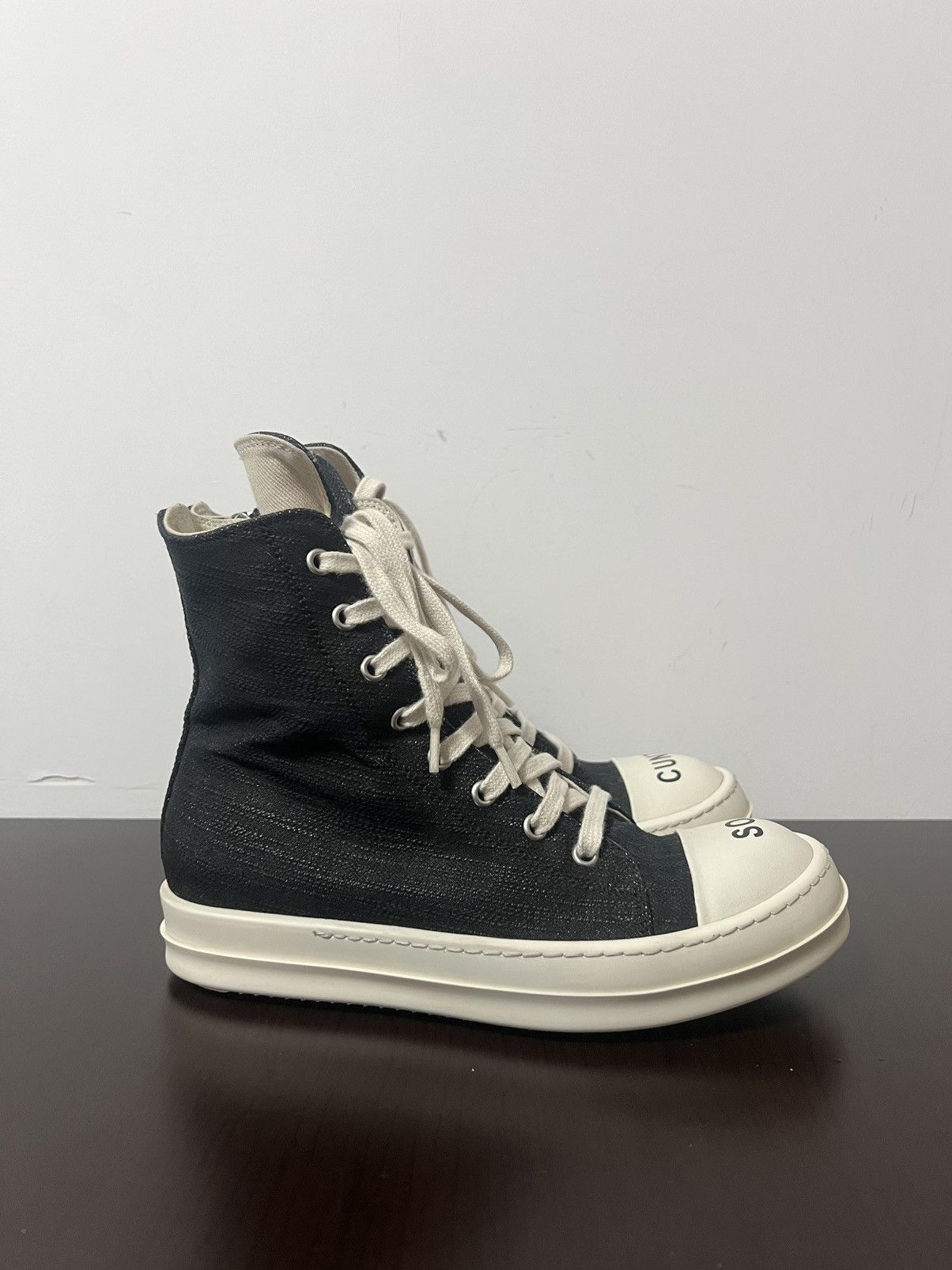 Rick Owens Drkshdw Rick owens drkshdw so cunt ramones hi top sneaks Size US 6 / IT 36 - 4 Thumbnail