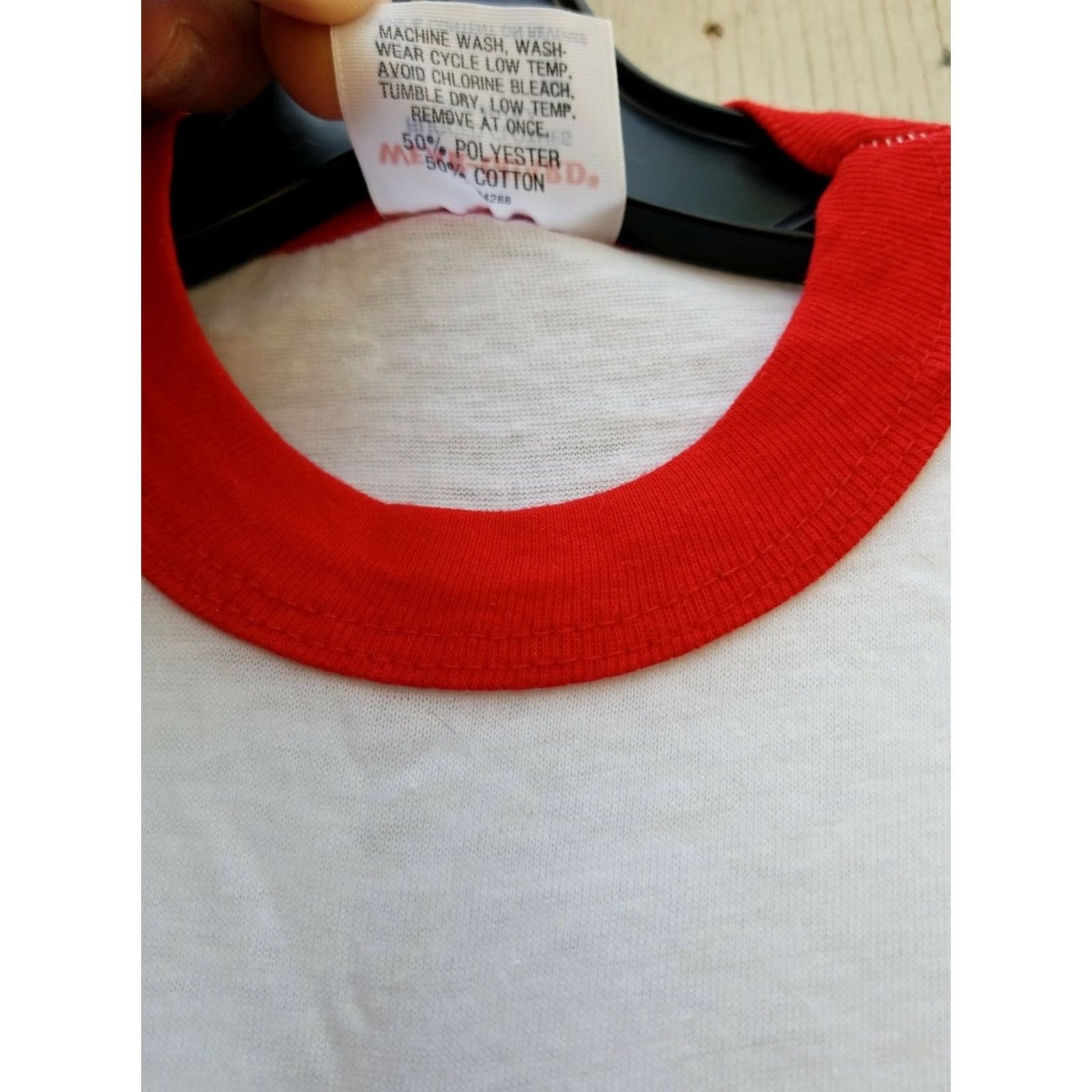 Vintage VINTAGE Hungary Shirt S White Short Sleeve Graphic Tee made USA Punk Wear Guard Chest 16 Length 25 80s 90s Deadstock Size US S / EU 44-46 / 1 - 4 Thumbnail