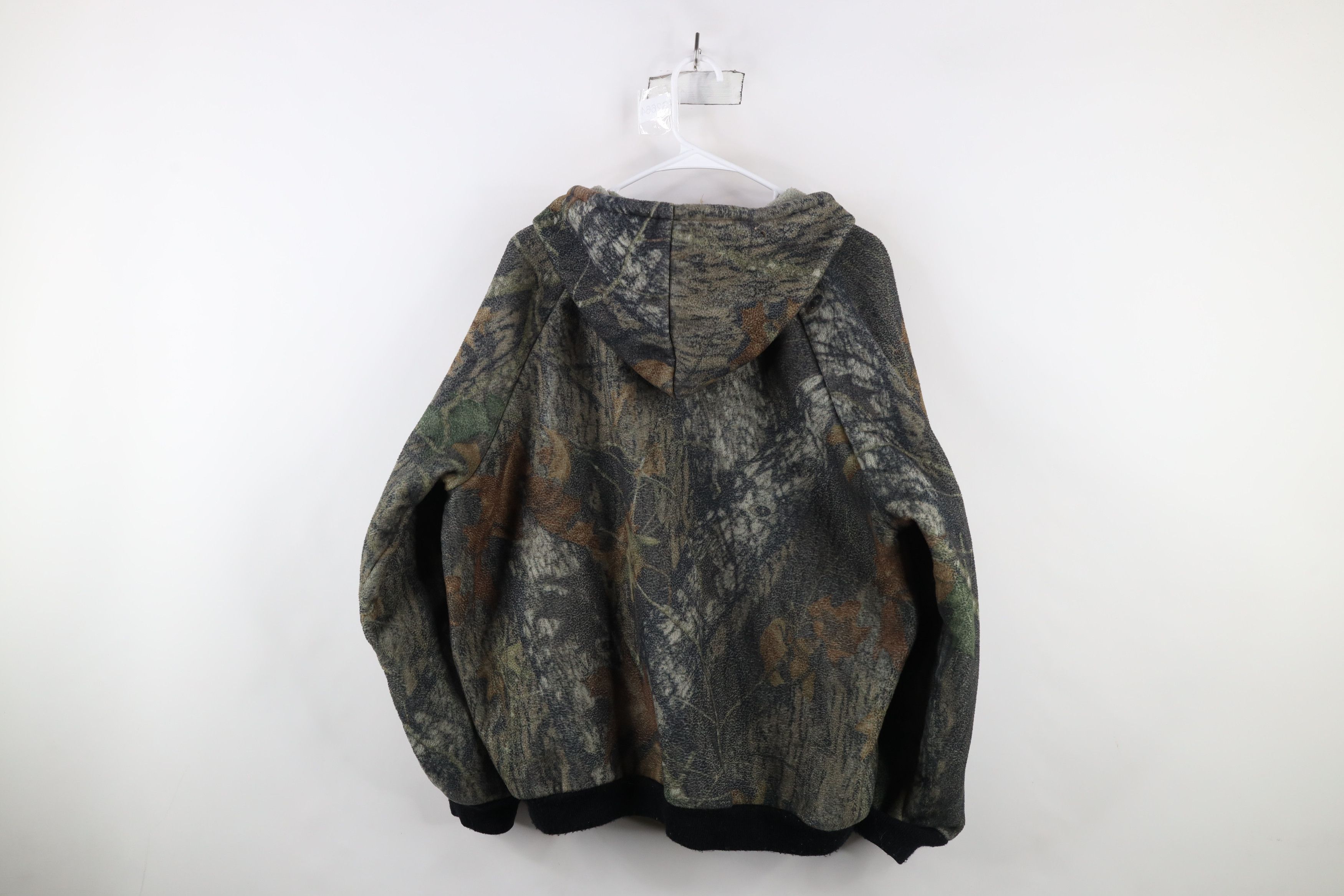 Vintage Vintage 90s Polaris Spell Camouflage Hooded Fleece Jacket Size US L / EU 52-54 / 3 - 8 Thumbnail