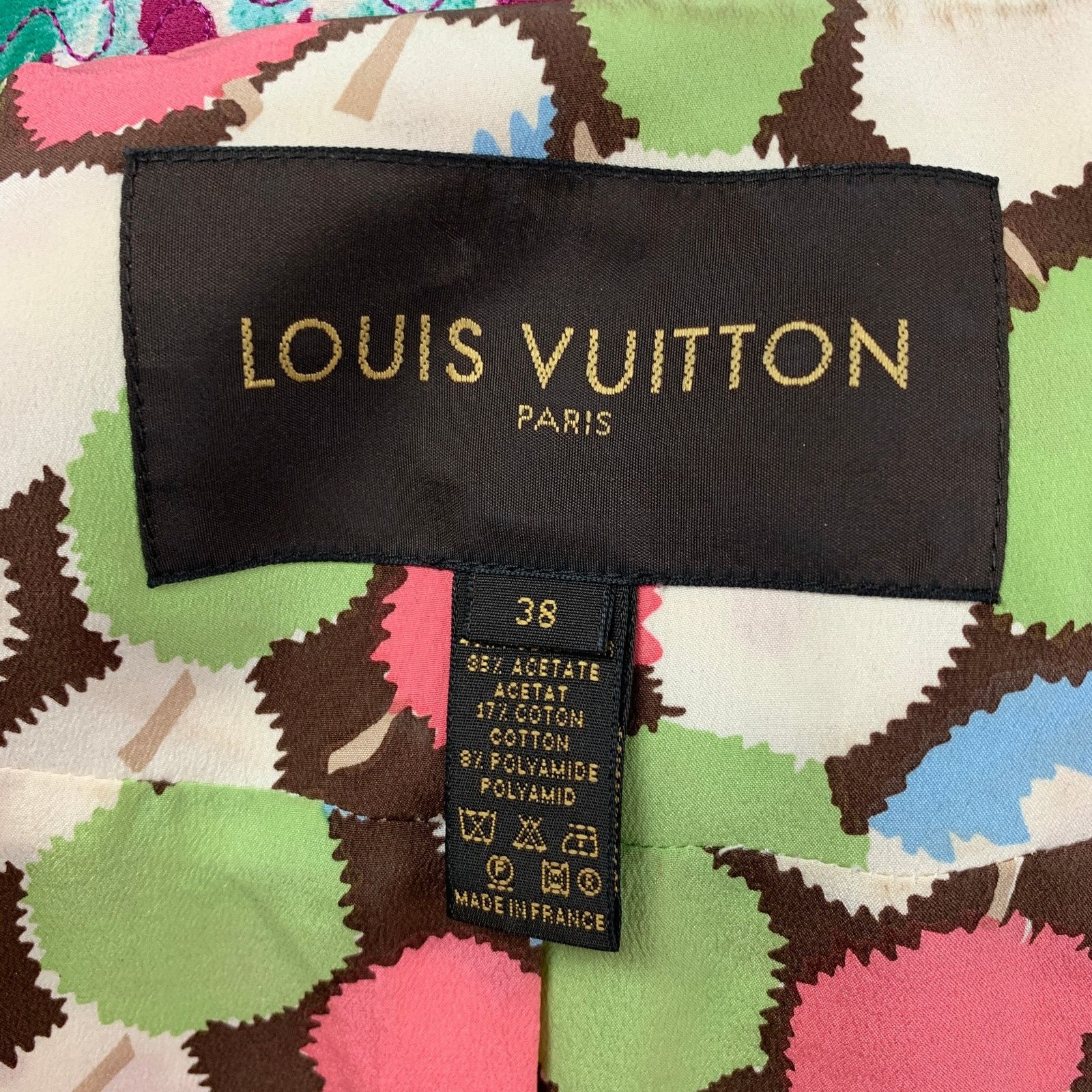 Louis Vuitton Size 6 Multi-Color Embroidered Polyester Blend Jacket Size M / US 6-8 / IT 42-44 - 8 Thumbnail