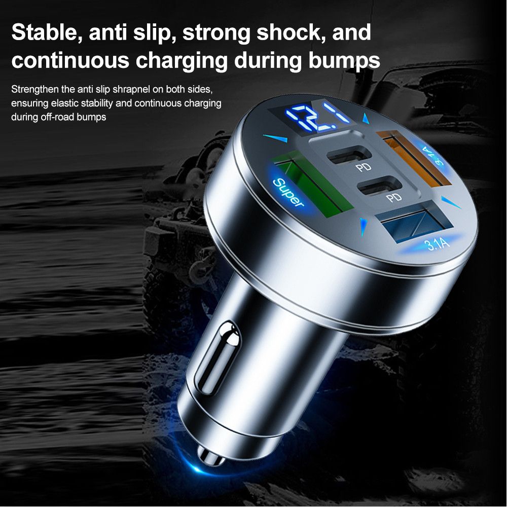 Other 250W 5 Ports Car Charger Fast iPhone Samsung Huawei Xiaomi Size ONE SIZE - 4 Thumbnail