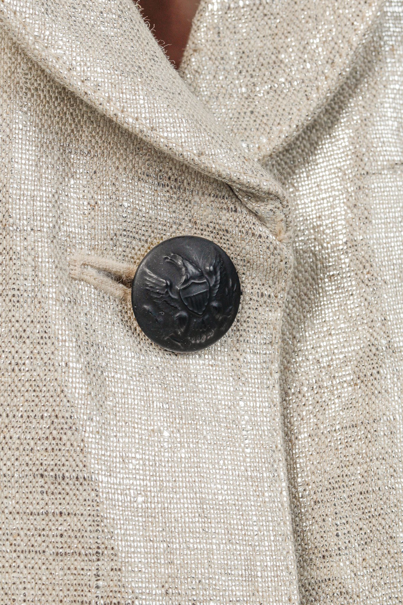 SMYTHE Smythe Spring 2020 Pewter Peaked Lapel Blazer Size S / US 4 / IT 40 - 8 Thumbnail