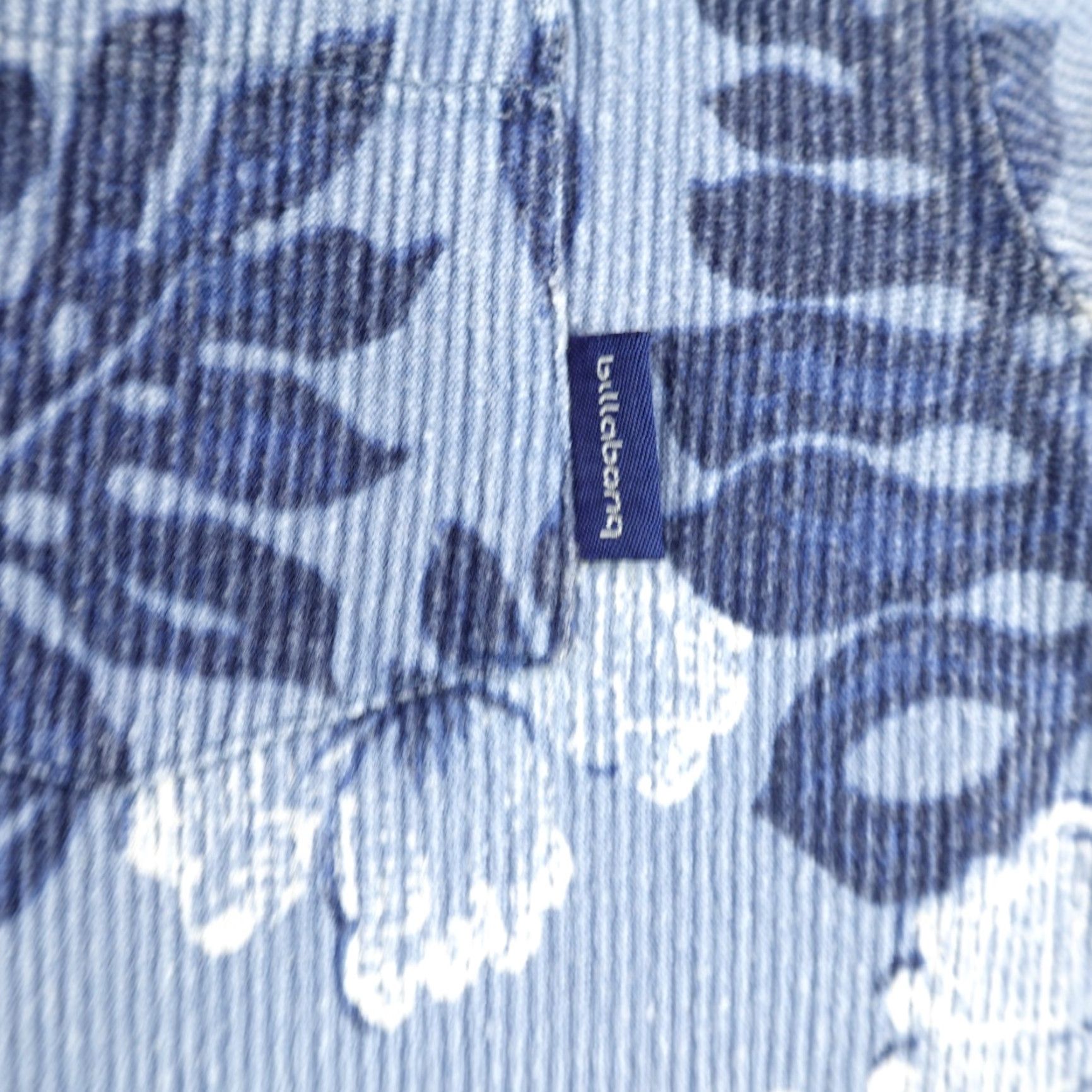 Billabong VINTAGE Billabong Men's Shirt Large Blue Floral Hawaiian Button-Up 90s Beach Surf Cotton Size US L / EU 52-54 / 3 - 3 Thumbnail