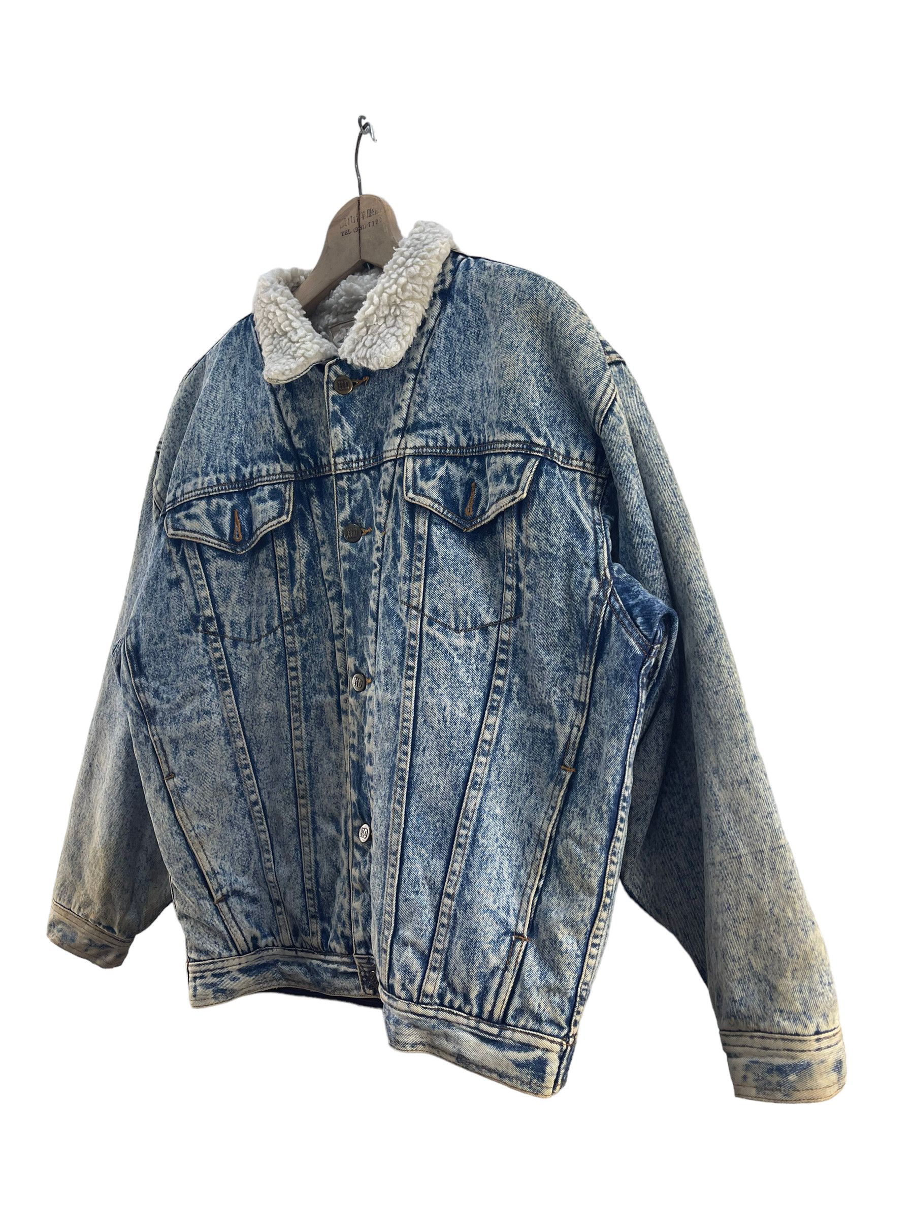 Other Vintage Hacienda Sherpa Denim Jacket Size US L / EU 52-54 / 3 - 2 Thumbnail