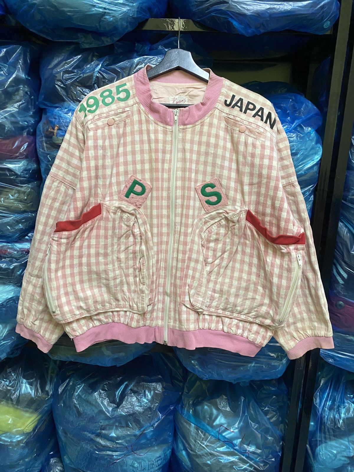 PERSON'S VINTAGE 80S PERSON CHECKER AVANT GARDE JACKET Size US L / EU 52-54 / 3 - 1 Thumbnail