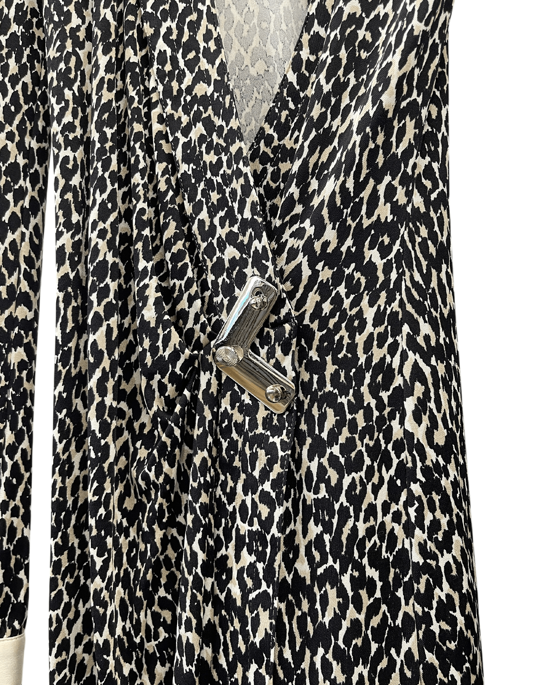 Roberto Cavalli Roberto Cavalli Buckle Detail Leopard Print Dress Size S / US 4 / IT 40 - 6 Thumbnail