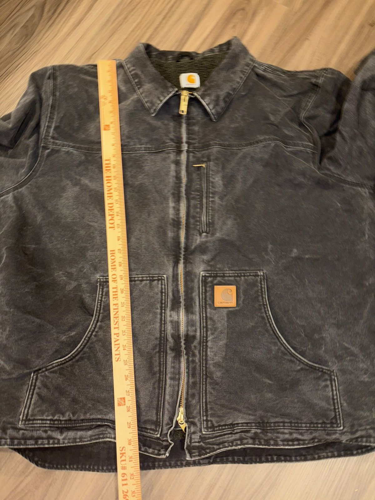 Carhartt Carhartt Work Jacket Full Zip sherpa lined C61 3XL Size US XXL / EU 58 / 5 - 10 Thumbnail