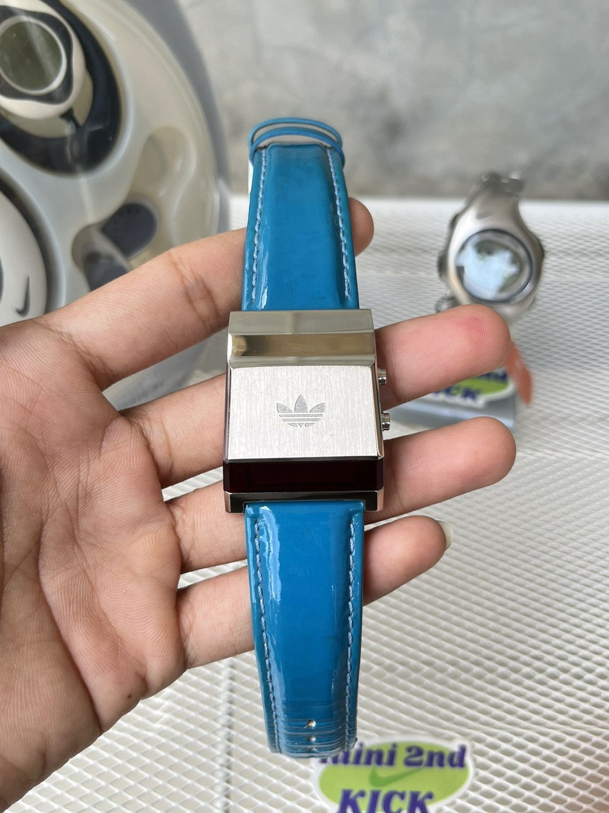 Adidas Vintage ADIDAS HSD 603 / HSD 602 LED Tank Watch Size ONE SIZE - 4 Thumbnail