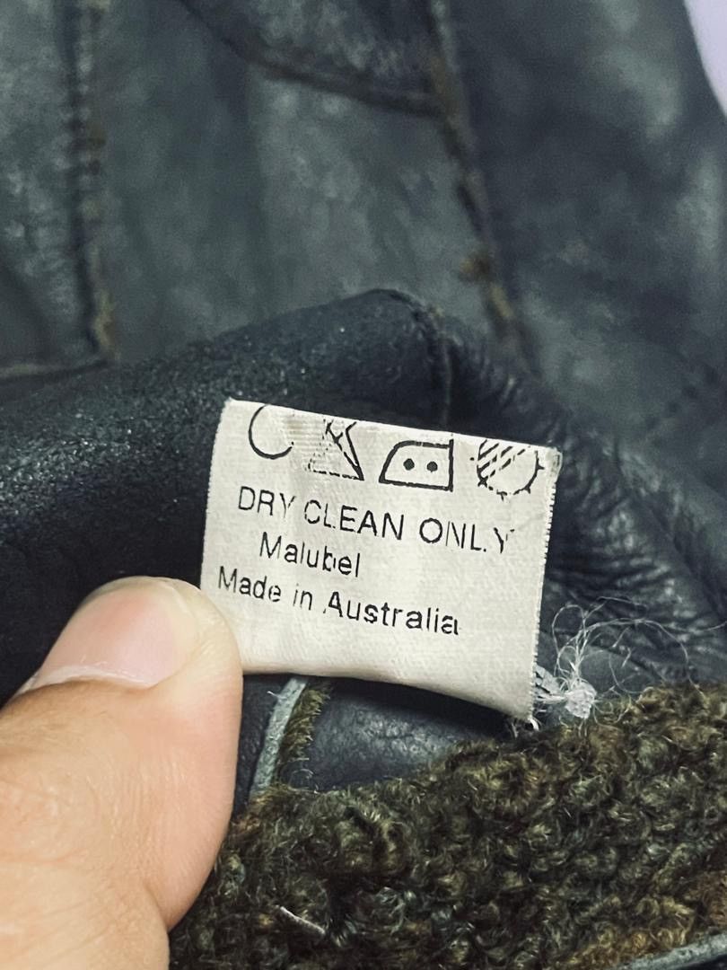 Japanese Brand Vintage Reversible Malubel Sydney Lamb Leather Patchwork Size US L / EU 52-54 / 3 - 20 Thumbnail