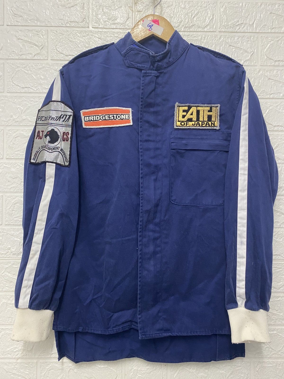 Vintage vintage racing jacket patches Bridgestone and EATH of Japan Size US M / EU 48-50 / 2 - 2 Thumbnail