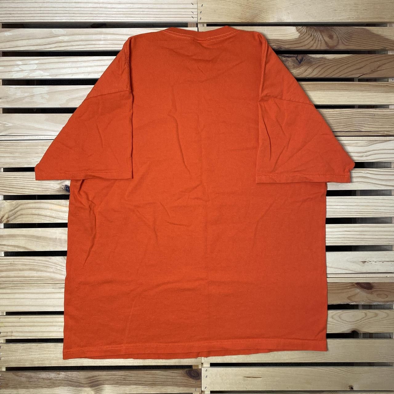 Fruit Of The Loom Vintage "I'm Not Perfect..." Orange Jesus Tee Size XL Size US XL / EU 56 / 4 - 2 Thumbnail