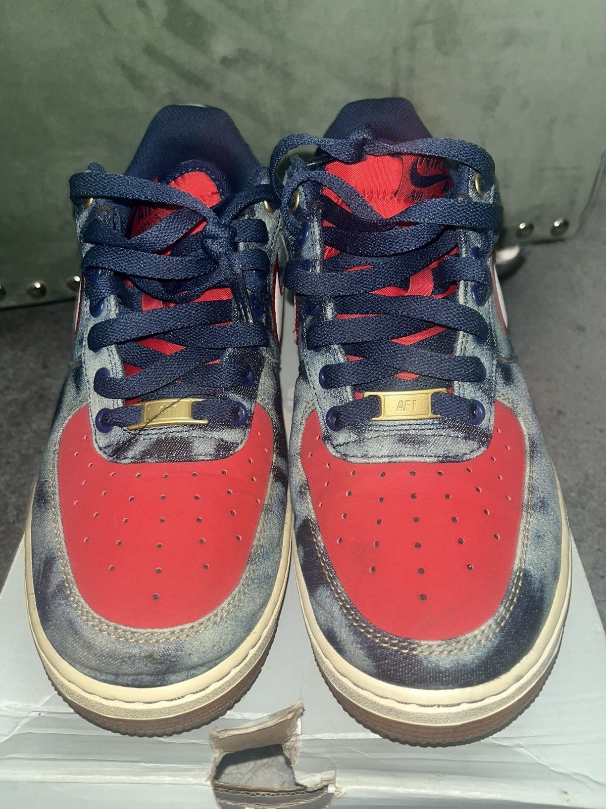 Nike Air force 1s “07 Denim” Size US 9 / EU 42 - 1 Thumbnail