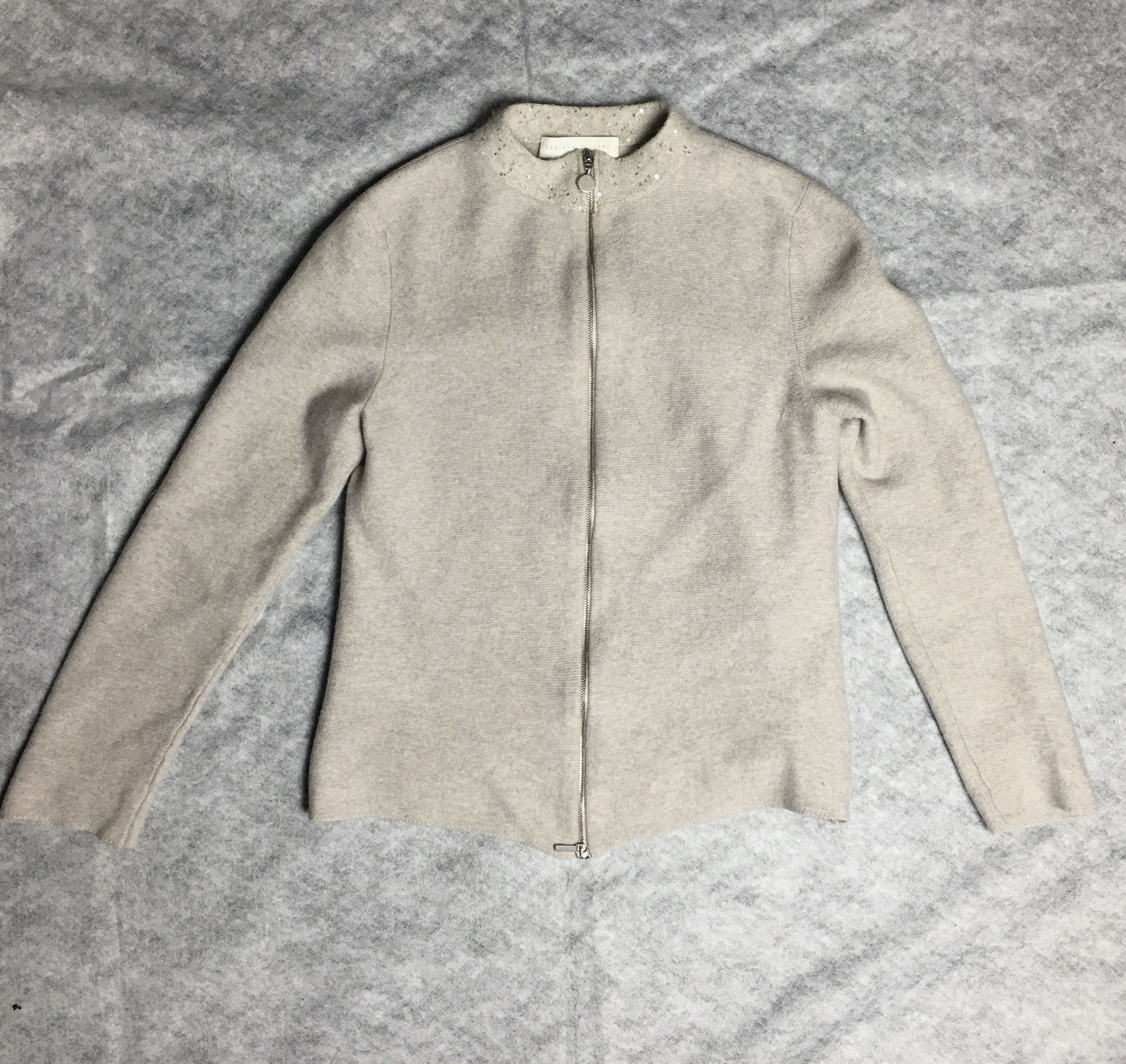 Fabiana Filippi Fabiana Filippi Wool Silk Cashmere Zip Cardigan Size M Size M / US 6-8 / IT 42-44 - 5 Thumbnail