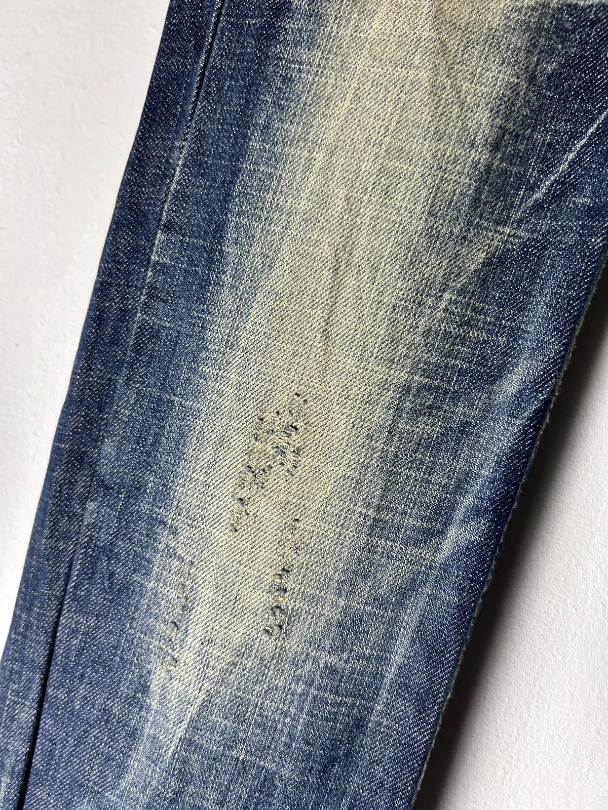 Japanese Brand Distressed Lolita Jeans Concert Club Embroidery Pocket Size 28" / US 6 / IT 42 - 9 Thumbnail