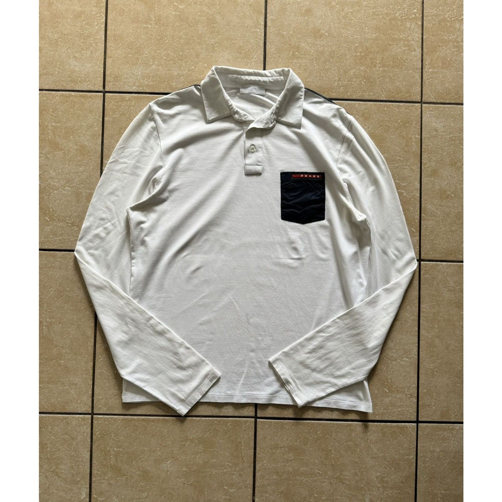 Prada Prada Linea Rossa Nylon Shoulder Pocket Longsleeve Size US M / EU 48-50 / 2 - 1 Thumbnail