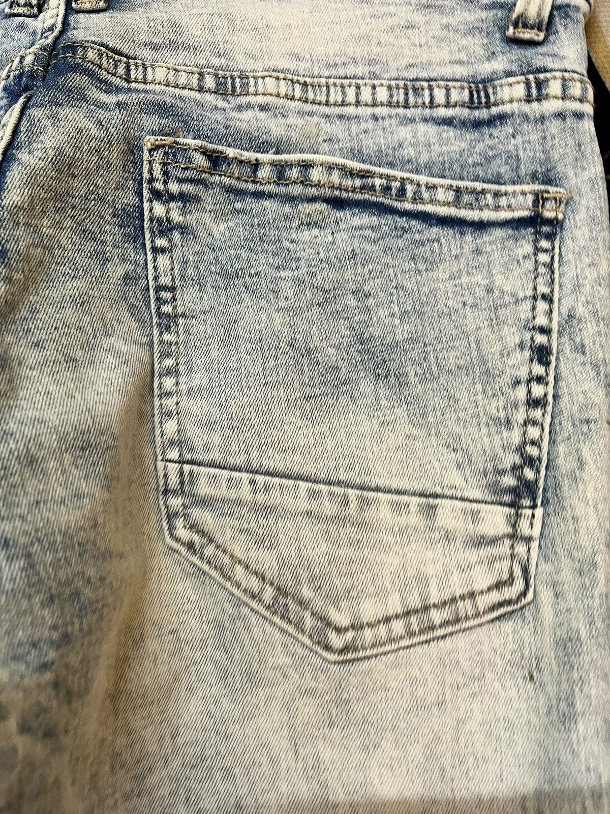 Smoke Rise Vintage Smoke Rise Acid Wash Ashes Ripped Distressed Denim Size US 33 - 7 Thumbnail
