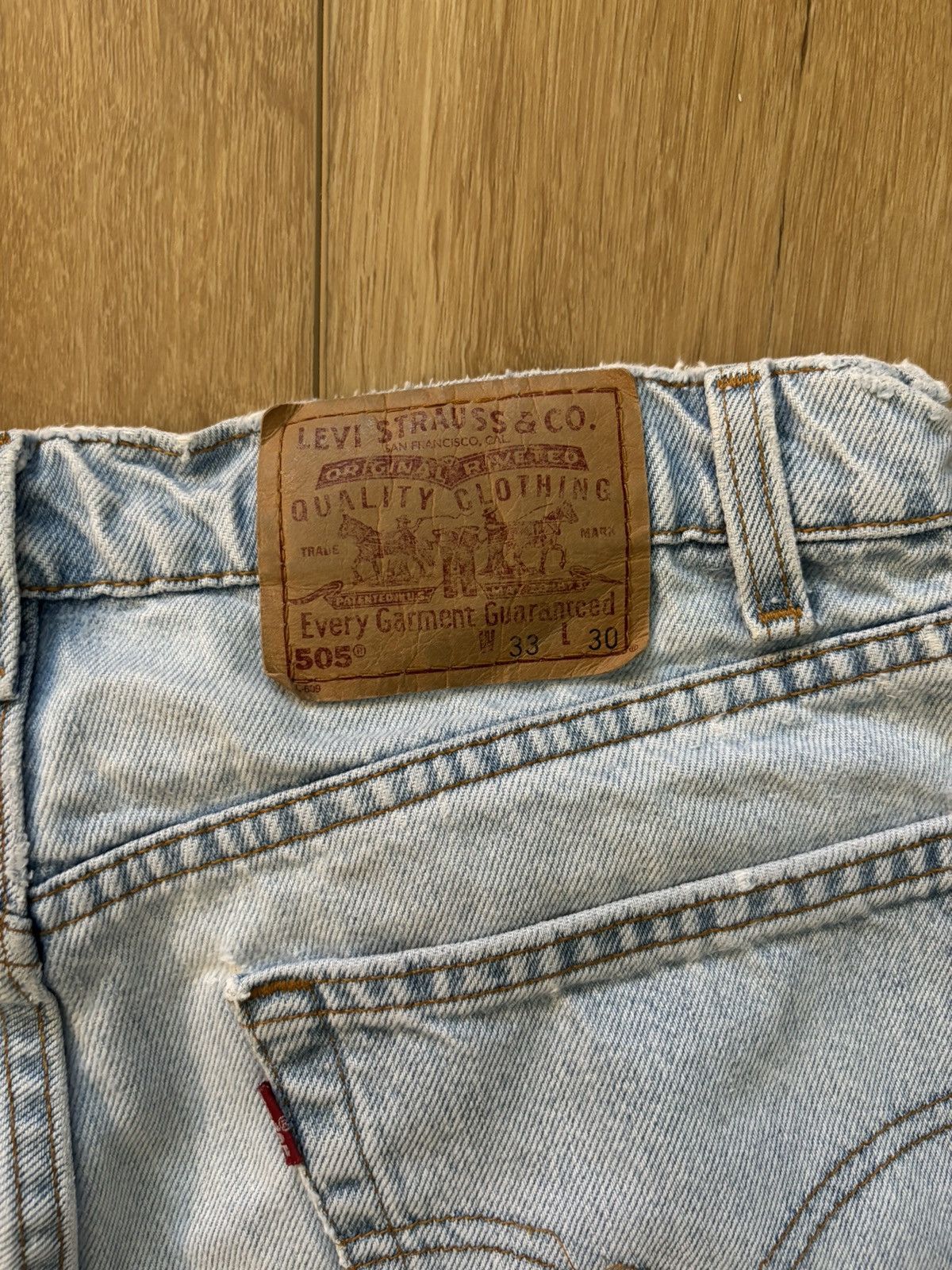 Levi's Vintage Clothing Vintage levis 505 light blue Size US 31 - 5 Thumbnail