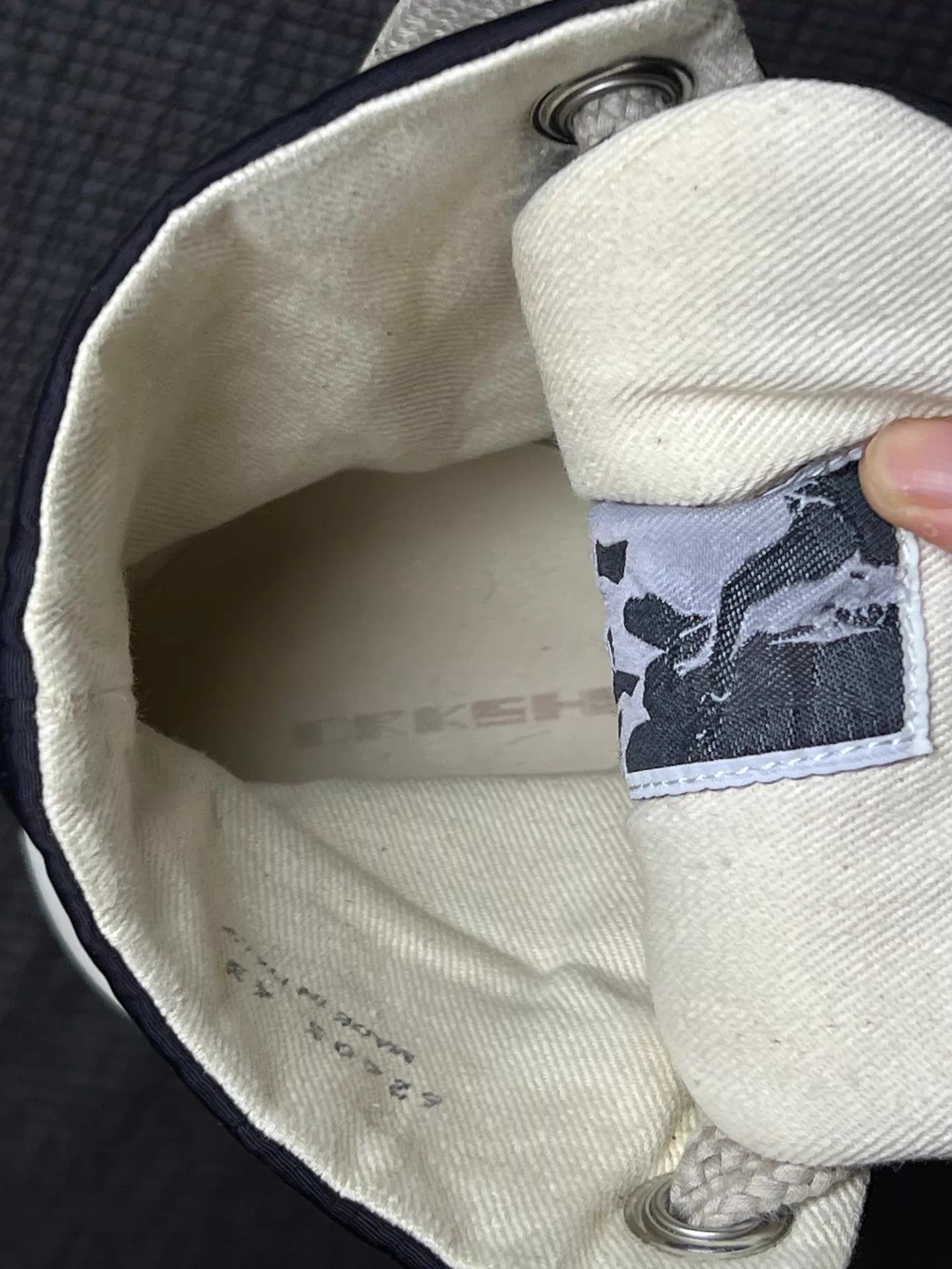 Rick Owens Rick Owens 24FW Thick Laces Tank Sole Padded High Top 43 Size US 10 / EU 43 - 9 Thumbnail