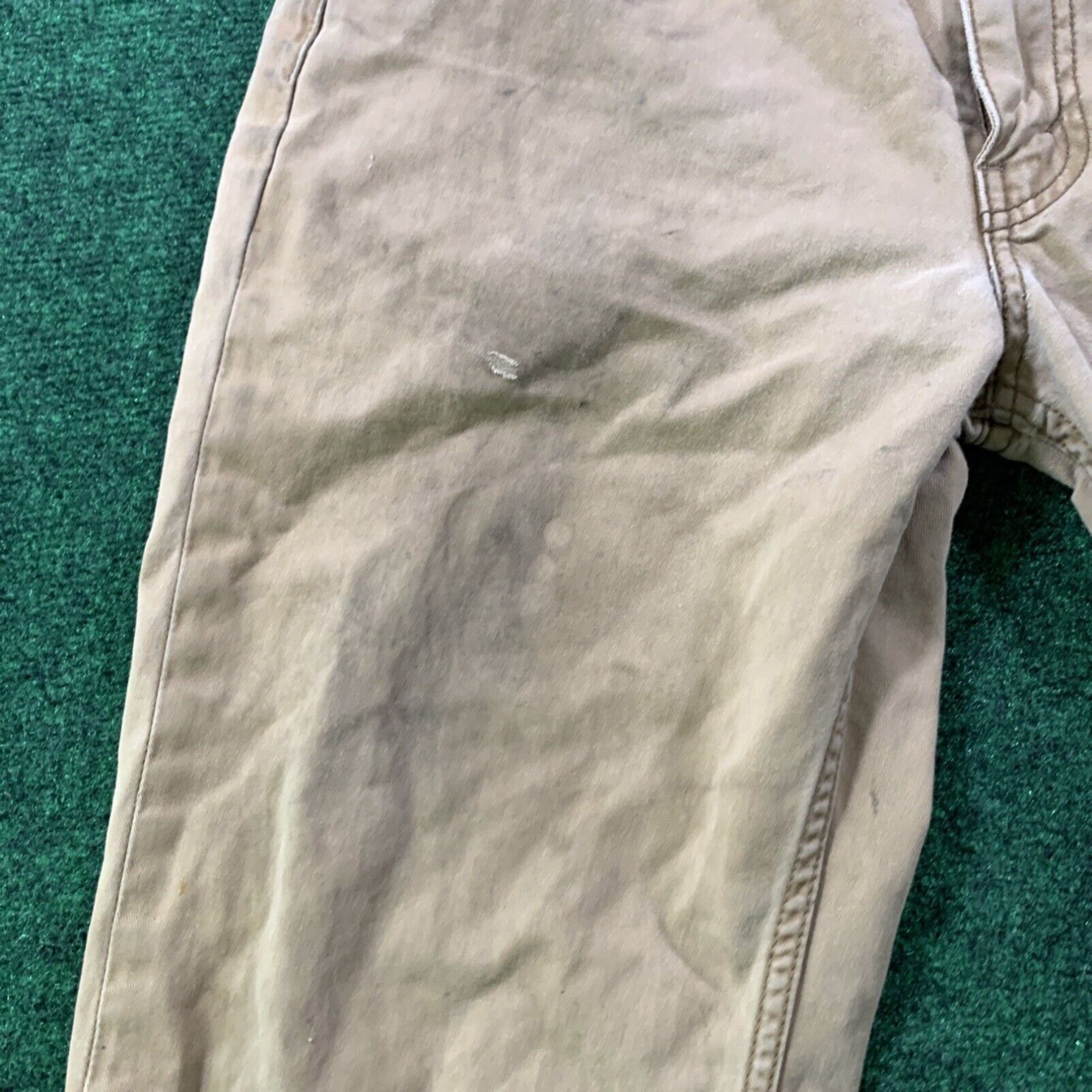 Vintage Levi Strauss & Co. Jean's Beige/Brown 34/34 work pants Size US 34 / EU 50 - 7 Thumbnail
