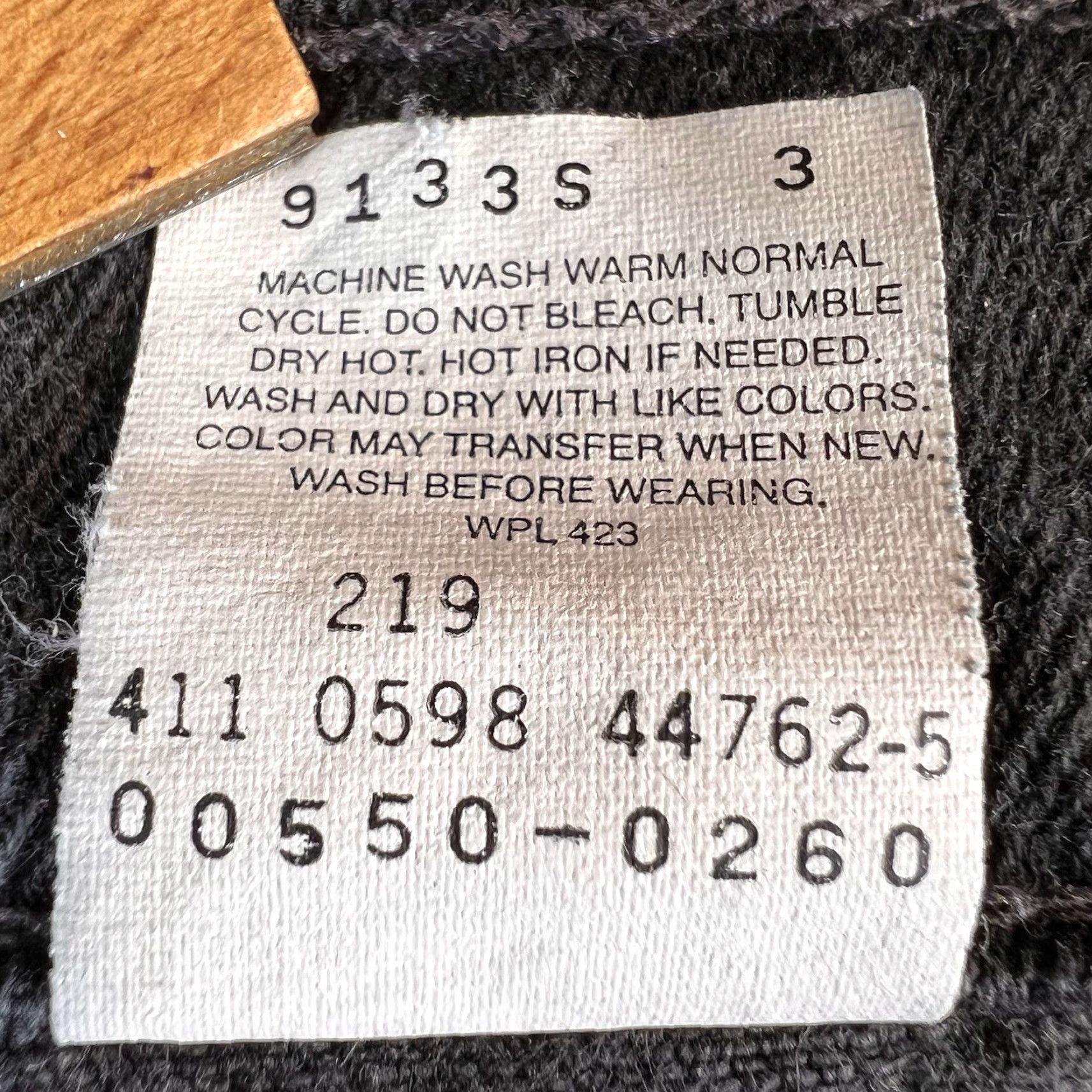 Levi's VTG Levi's 550 Jeans Mens 31x31.5 Black Straight Relaxed Denim 90s USA 5-Pocket Jeans (Charcoal Wash) Levi's 500 Series Mens Reg Size US 31 - 4 Thumbnail