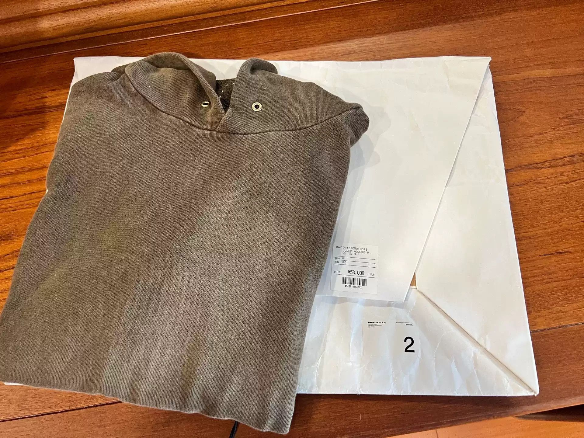 Visvim VisvimVISVIM 18SS JUMBO HOODIE P.O. N.D-2504 Size US M / EU 48-50 / 2 - 1 Thumbnail
