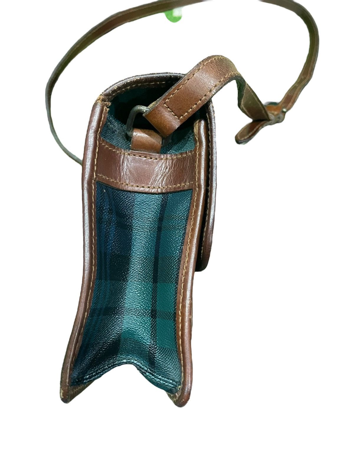 Polo Ralph Lauren Vintage Polo Ralph Lauren Plaid Crossbody Leather Bag Size ONE SIZE - 10 Thumbnail