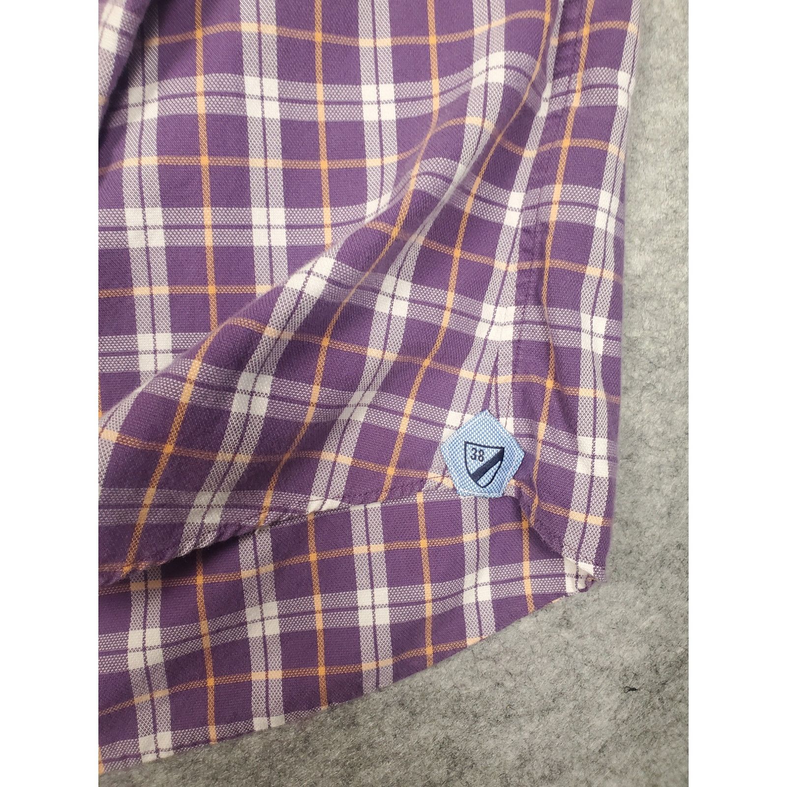 Cremieux Cremieux Classics Men's Large Purple Plaid Button Down Shirt Size US L / EU 52-54 / 3 - 7 Thumbnail