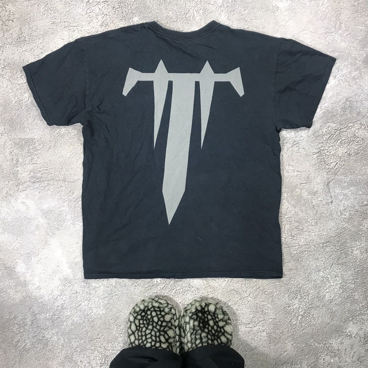 Vintage Vintage Trivium Band Tee Graphic Logo Grunge Metal Streetwea Size US L / EU 52-54 / 3 - 4 Thumbnail