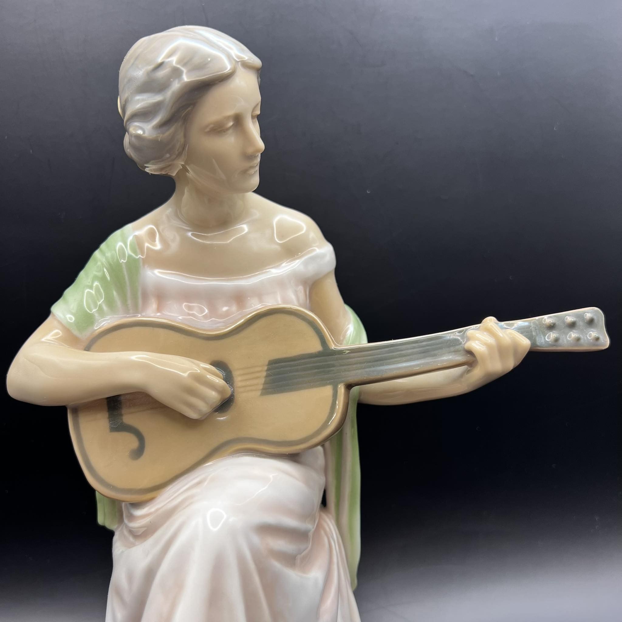 Vintage Vintage Porcelain Figure Guitar Player Germany Marked 1684 Size ONE SIZE - 9 Thumbnail