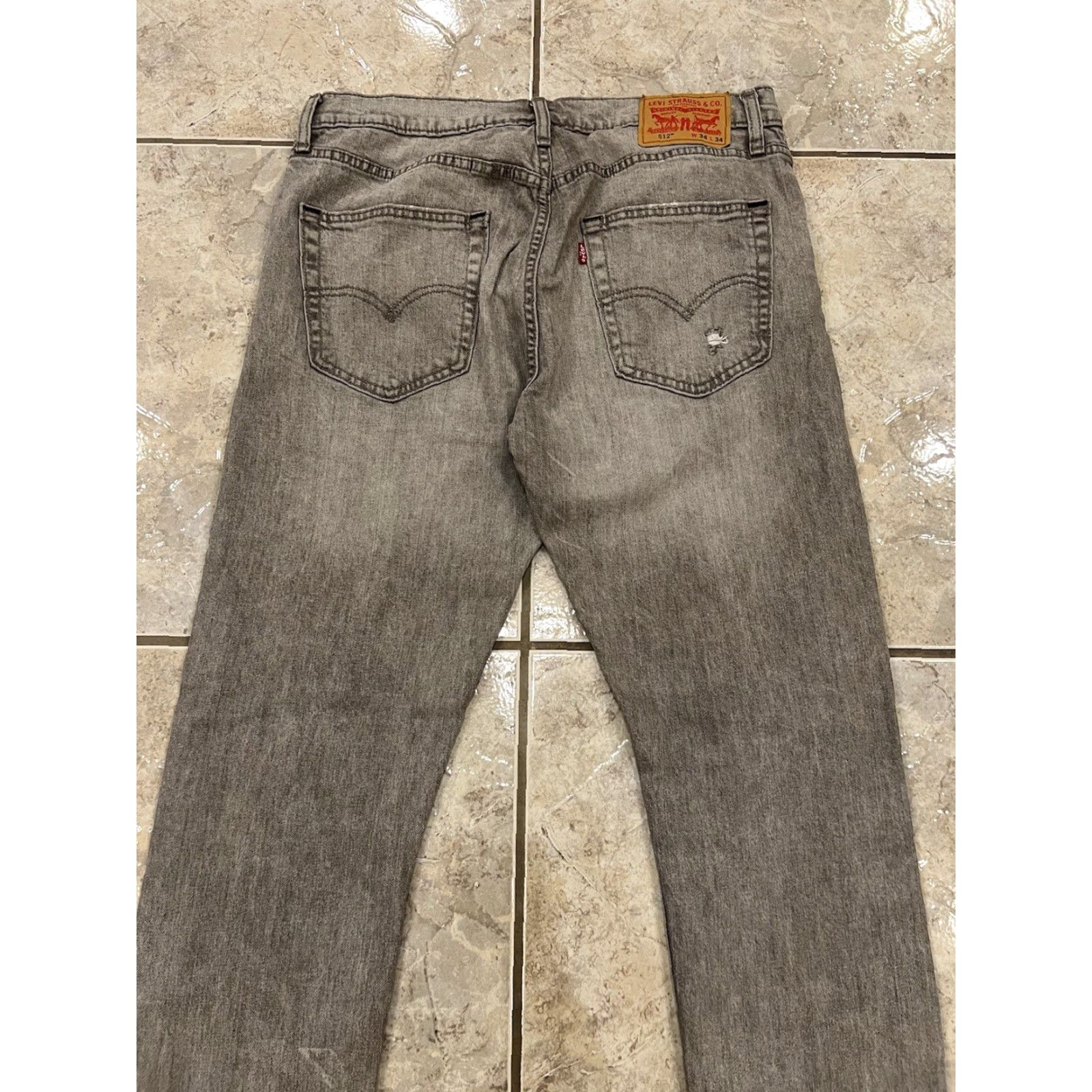 Levi's VINTAGE Levi's 512 Slim Tapered Jeans Shirt? Size US 34 / EU 50 - 3 Thumbnail