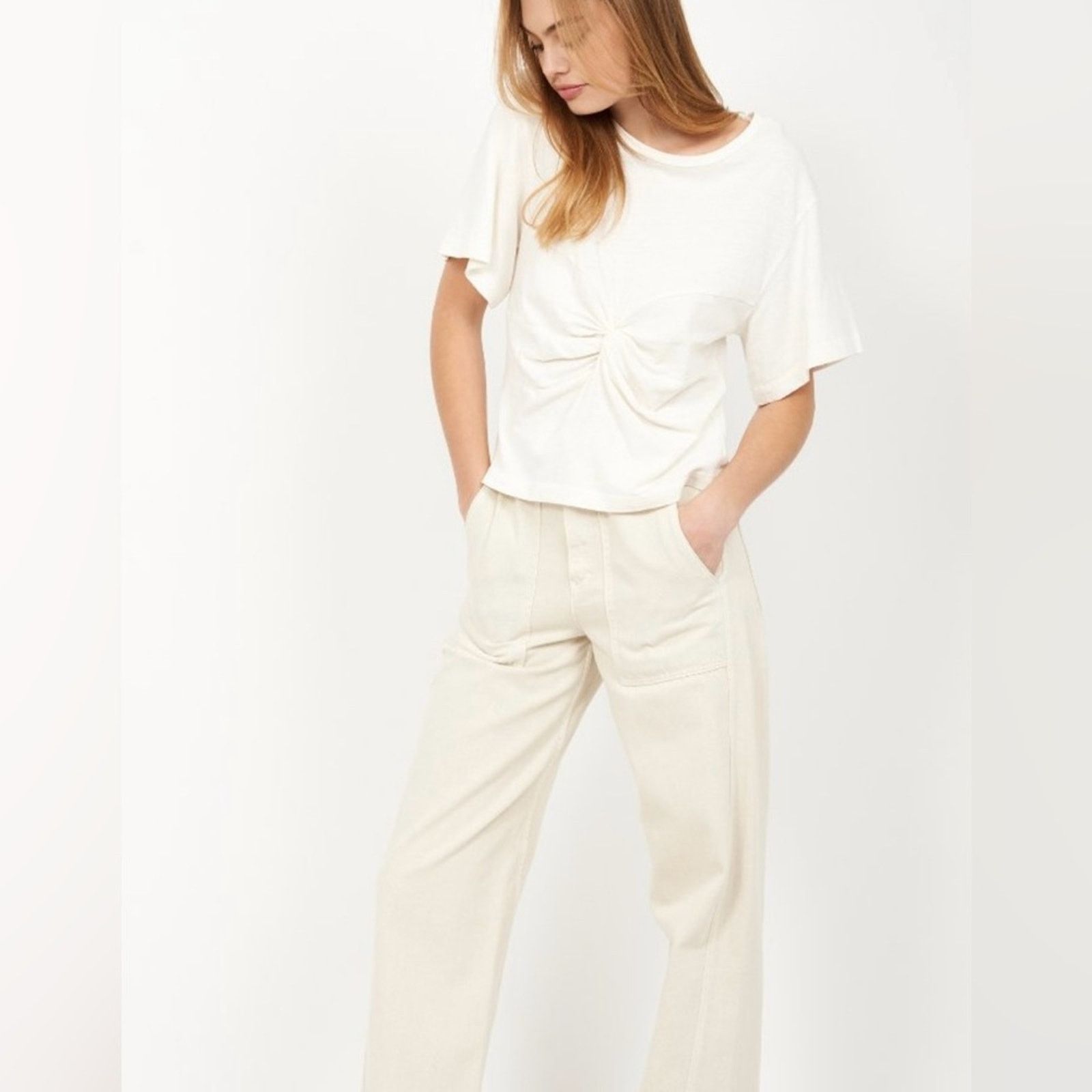 Joie New Soft Joie Rami top - ivory - Small - $128 Size S / US 4 / IT 40 - 4 Thumbnail