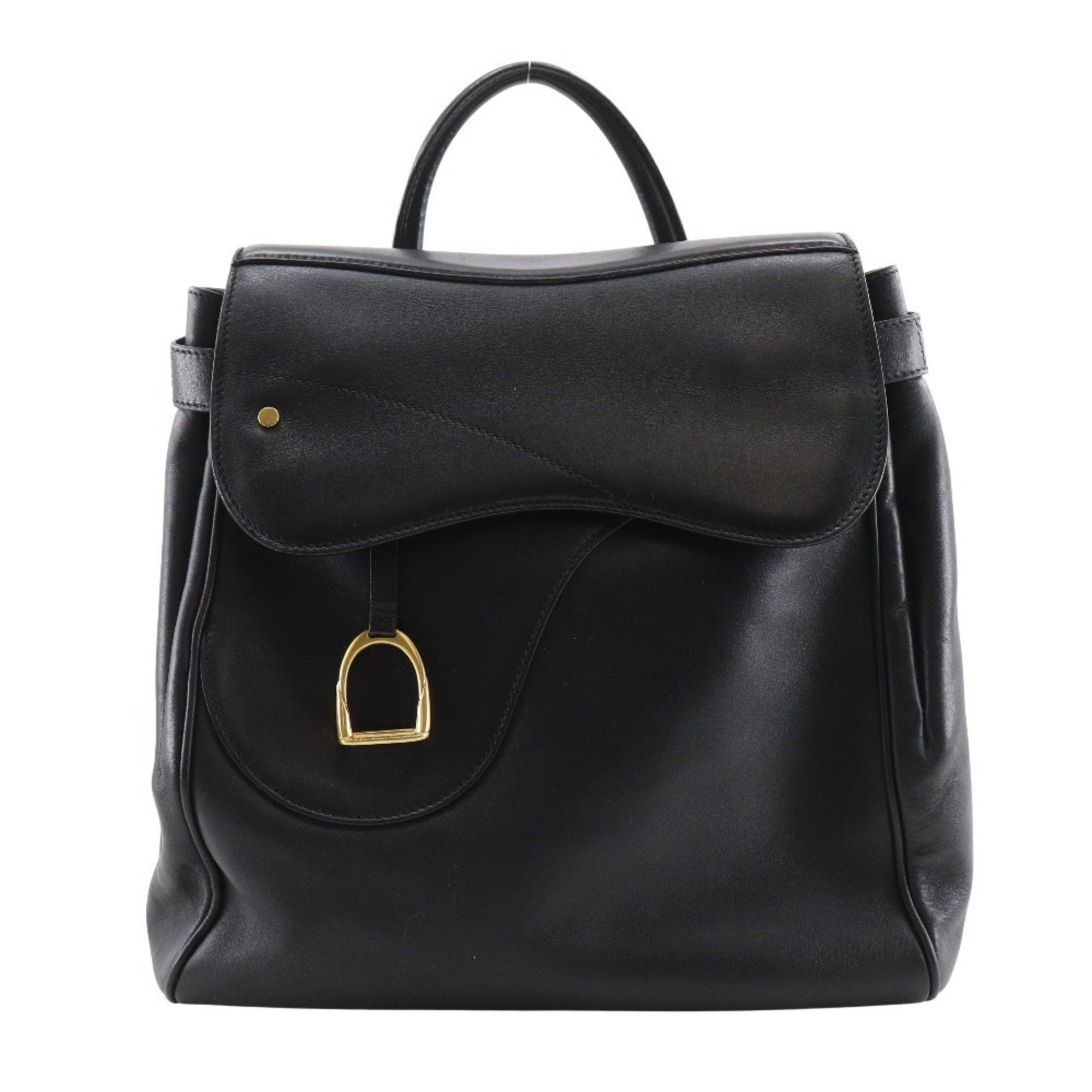 Gucci GUCCI Old Gucci Backpack/Daypack Calfskin Black 2way A5 Type Women's Size ONE SIZE - 1 Thumbnail