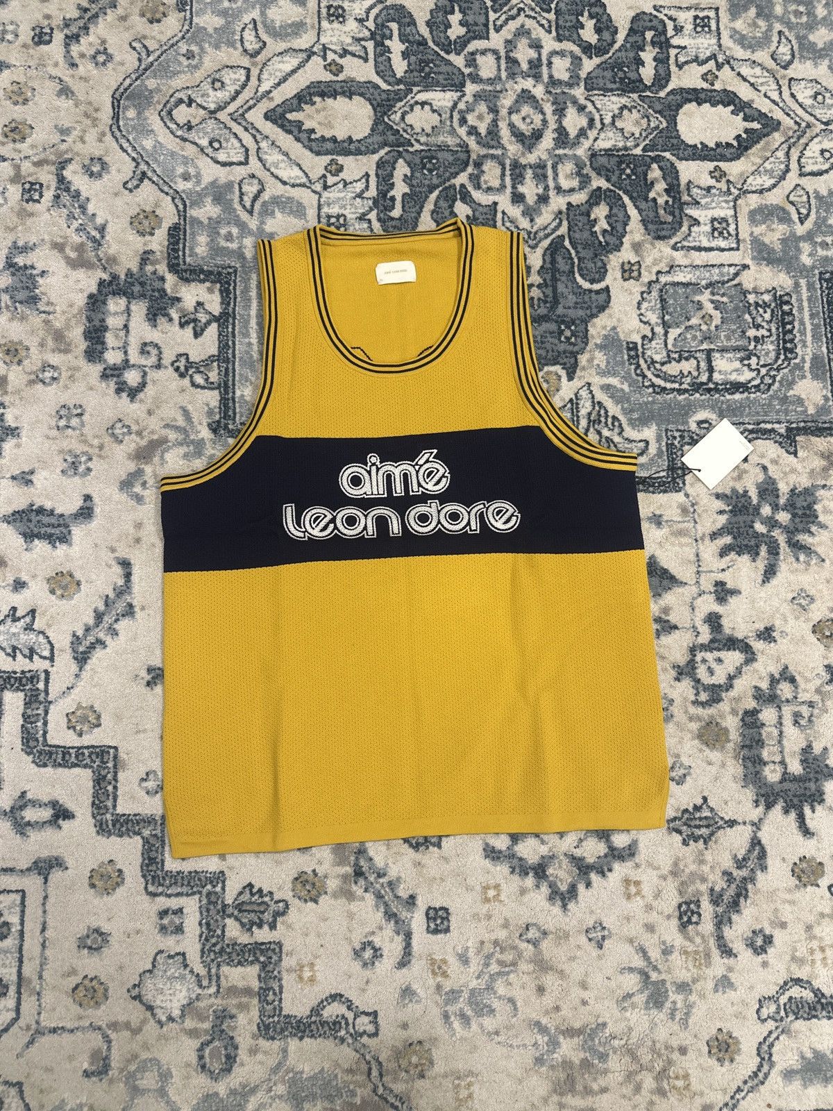 Aime Leon Dore ALD Knit Basketball Jersey Size US XL / EU 56 / 4 - 1 Thumbnail