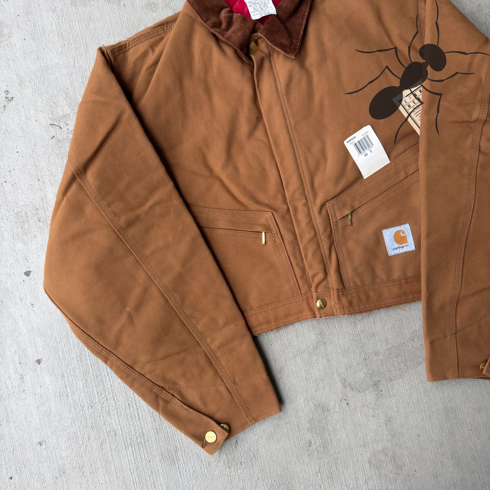 Carhartt × Vintage Carhartt brown cropped Detroit style work wear jacket Size US M / EU 48-50 / 2 - 2 Thumbnail