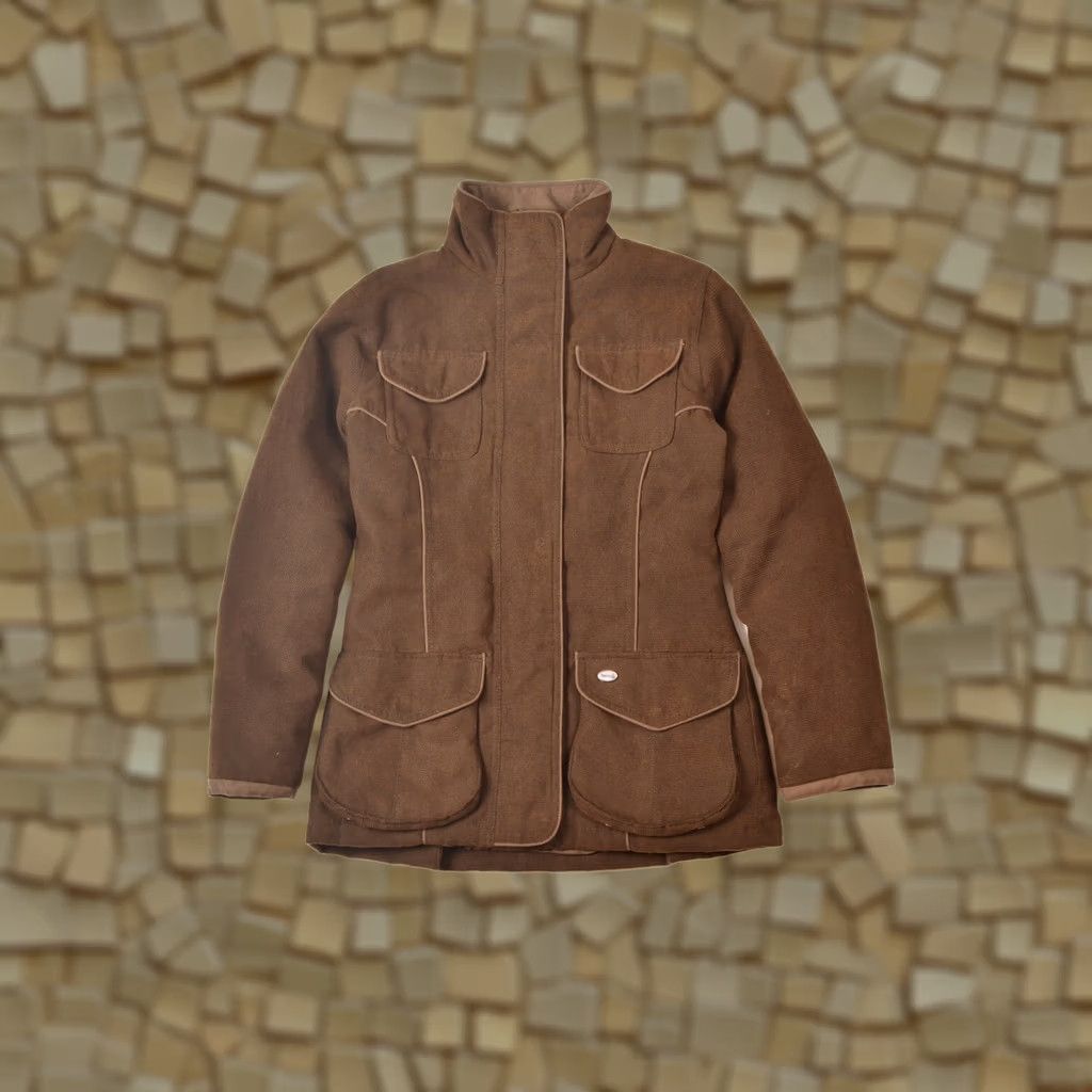 Vintage Sherwood Forest Ladies Hampton Jacket SF-LW-1937 Waterproof Breathable Size 8 Brown Jacket Womens 8 SF-LW-1937 Size M / US 6-8 / IT 42-44 - 1 Thumbnail