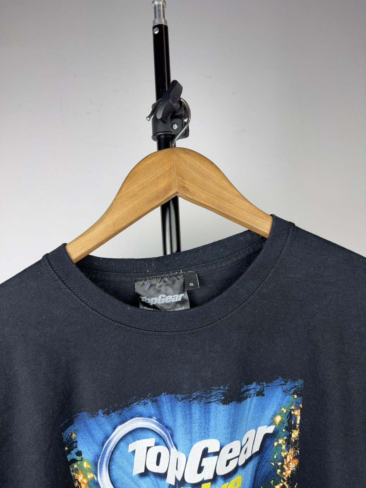 Vintage 00s Vintage 2008 Top Gear Live World Tour Graphic T-Shirt XL Size US XL / EU 56 / 4 - 6 Thumbnail