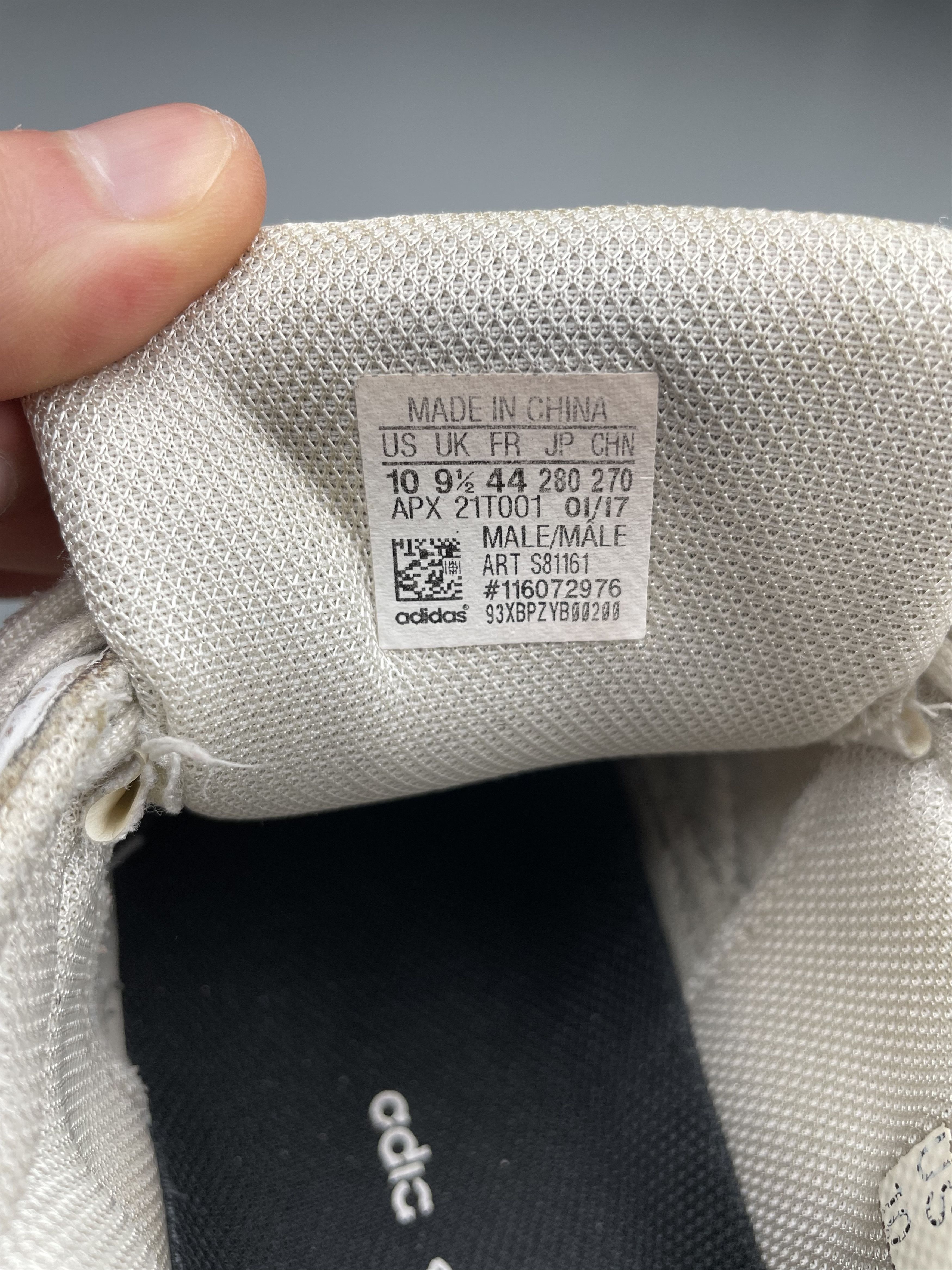 Adidas × Raf Simons adidas X Raf Simons S/S 2017 Ozweego Bunny (Cream) - size 44 Size US 10 / EU 43 - 11 Thumbnail