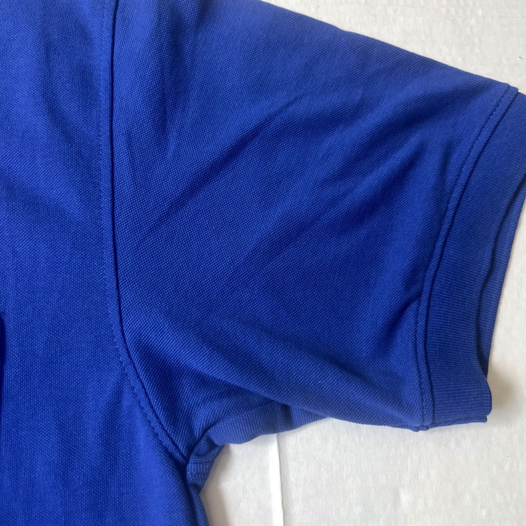 Vintage VINTAGE WearGuard Polo Shirt L Blue 100% Polyester Cotton Blend Short Sleeve Button Pocket Embroidered Logo Galaxy Space Mens Golf Size US L / EU 52-54 / 3 - 7 Thumbnail